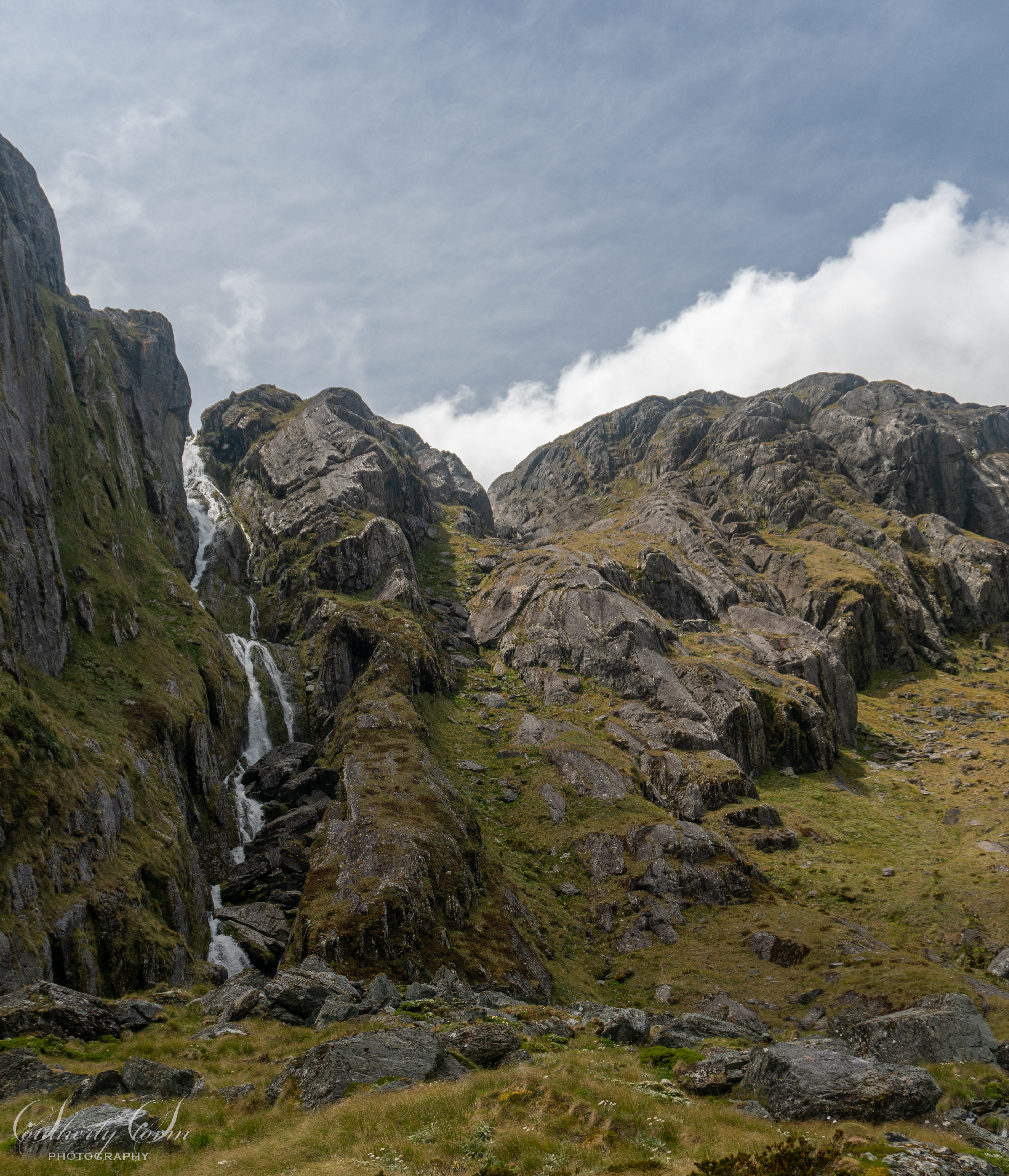 Waterfall in Valley of the Trolls