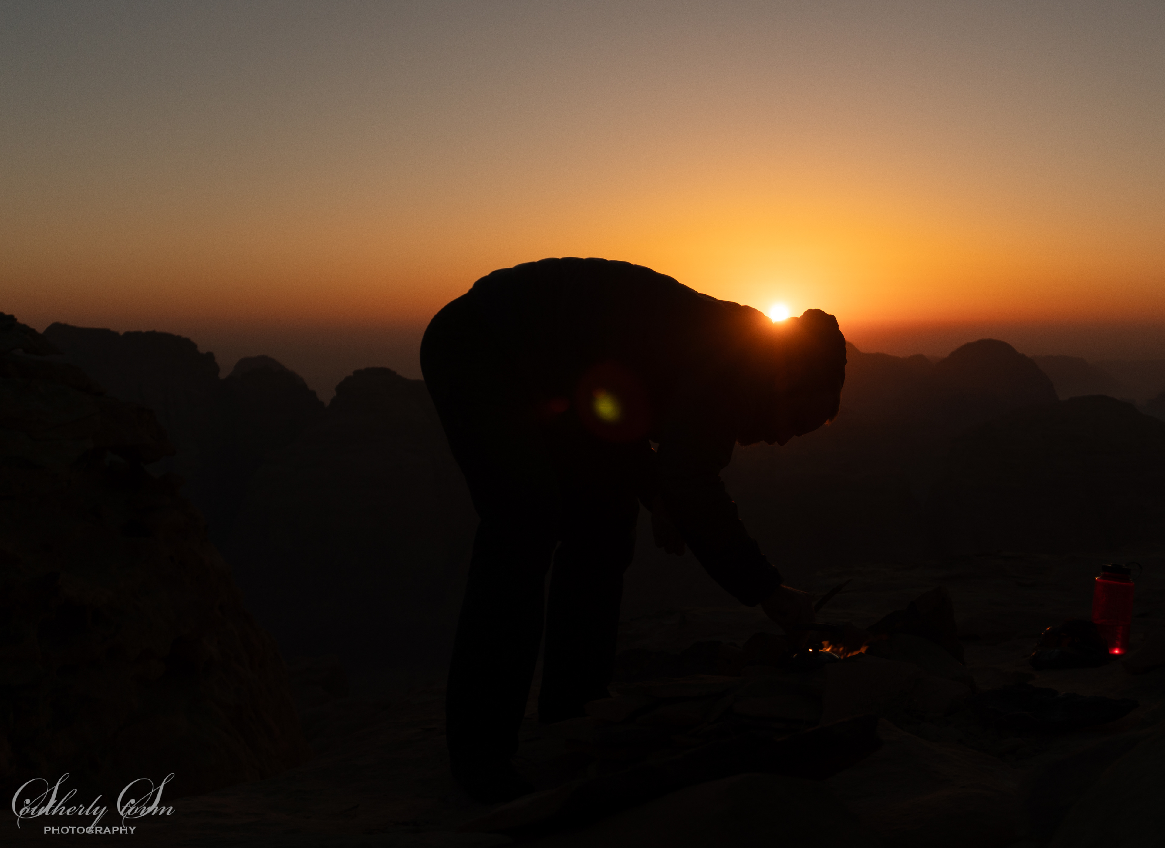 Sunrise over Max Olsen