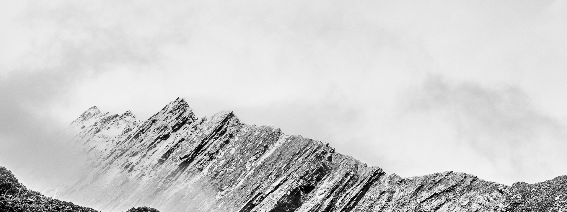 Homestead ridge in fresh snow