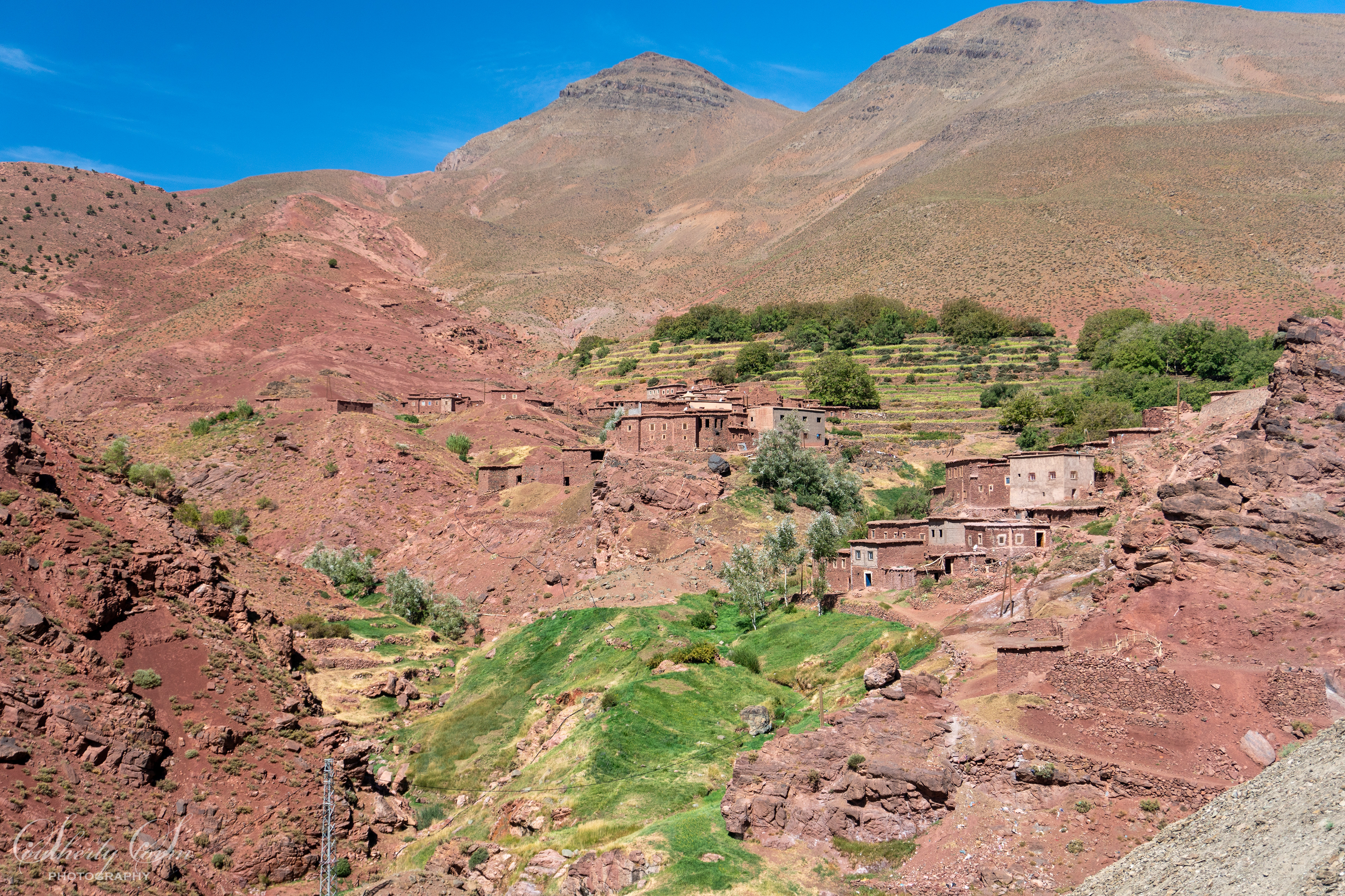 Red village in Morocco