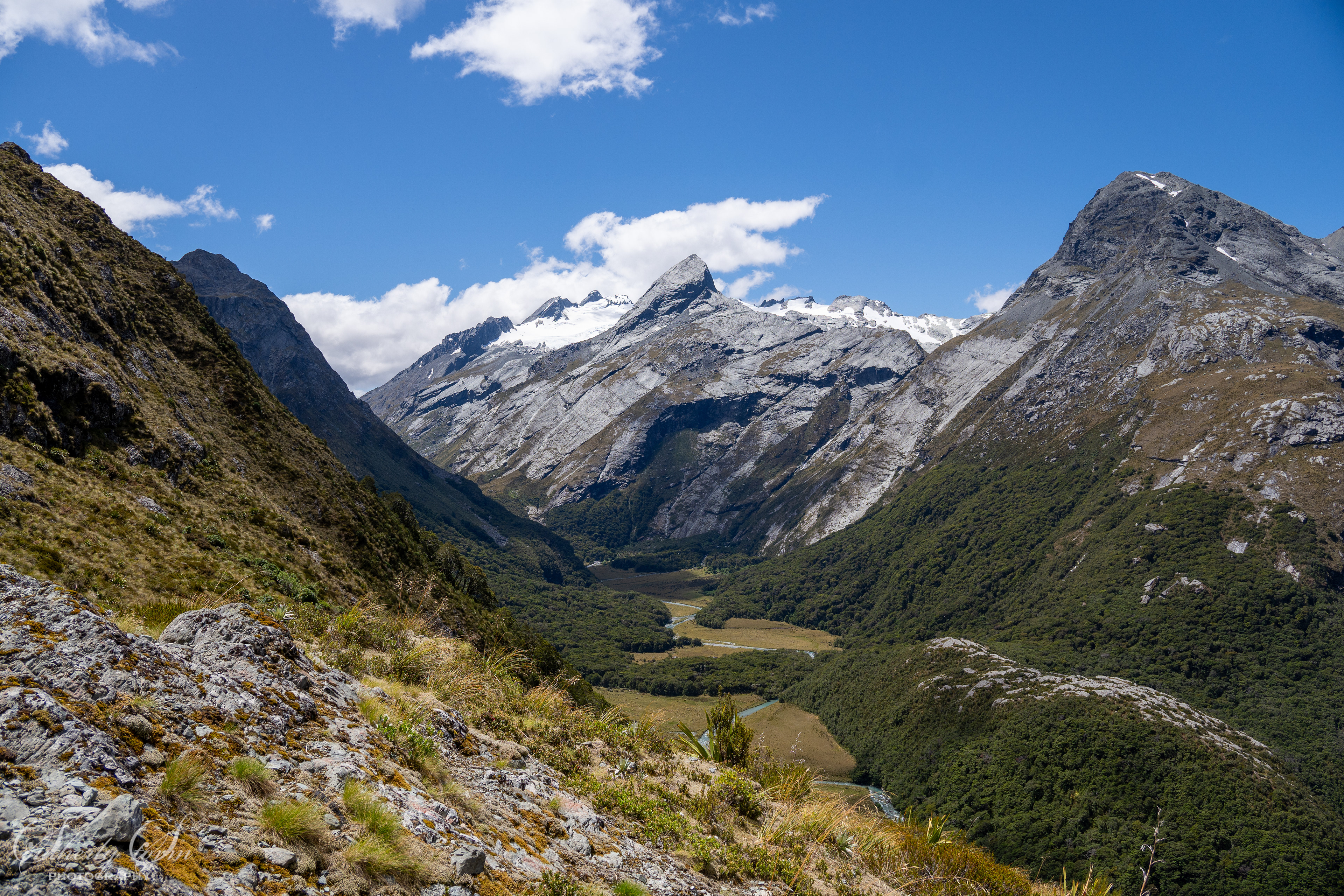 View up the rockburn valley
