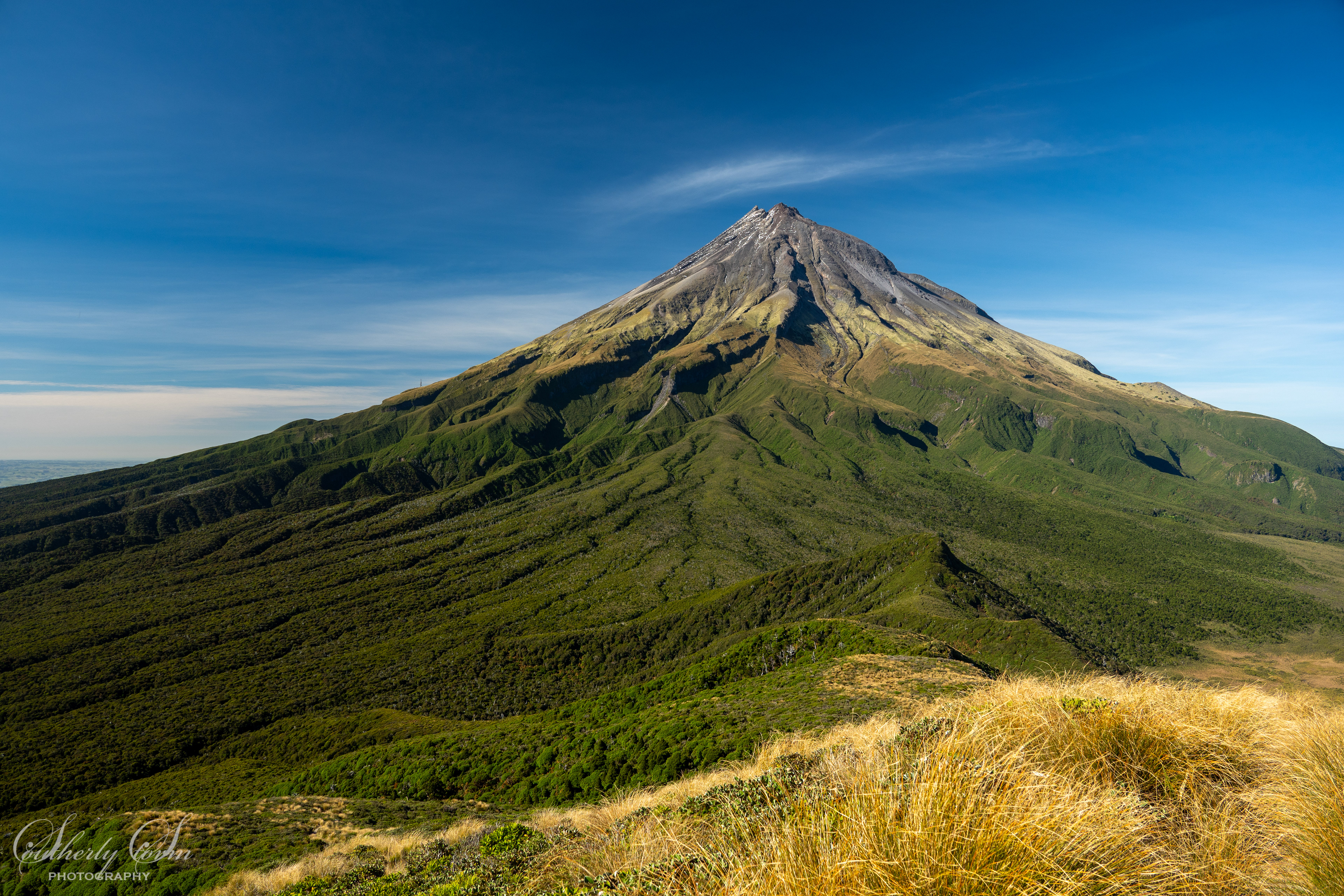 Mt Taranaki - cloaked in green