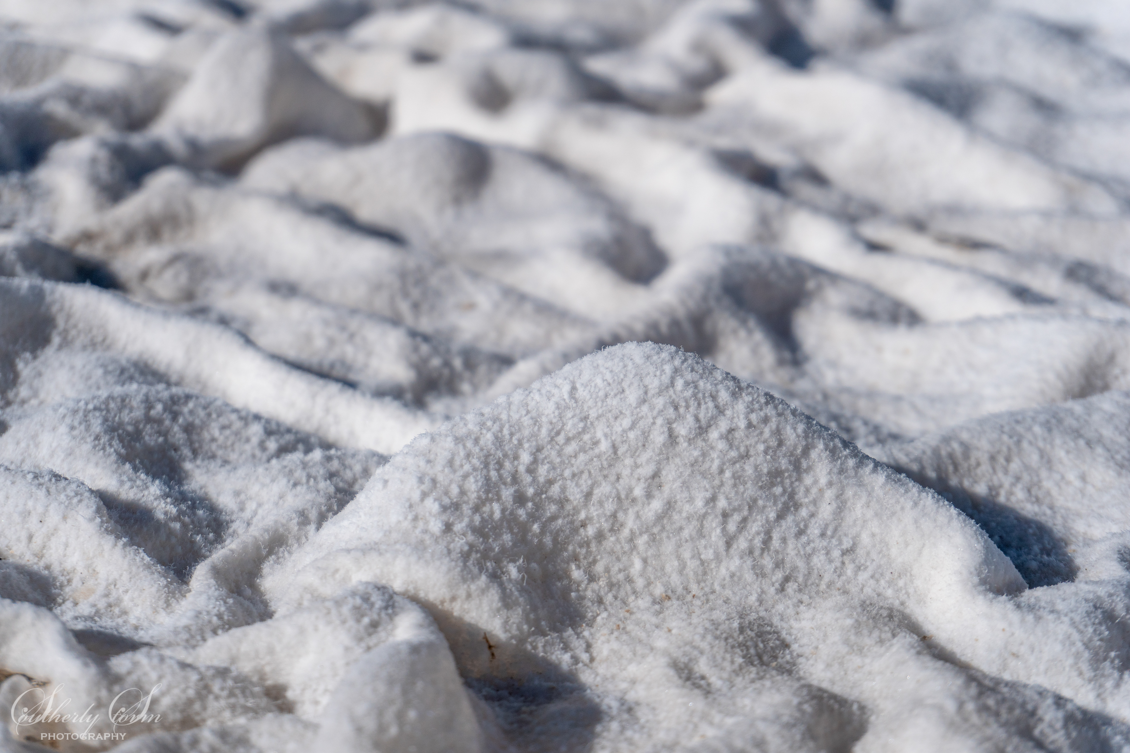 Texture of salt