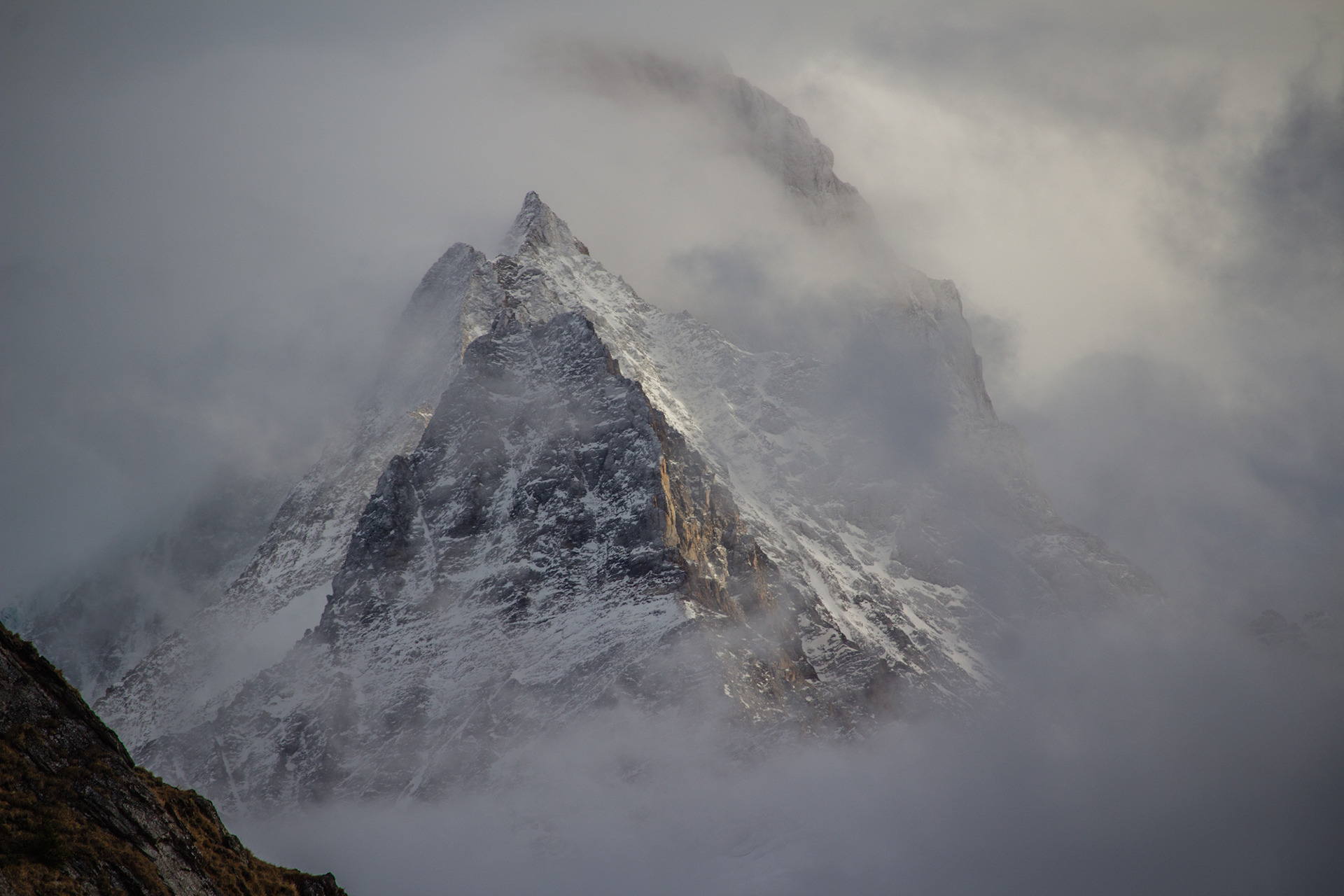 Clouds on the Wetterhorn