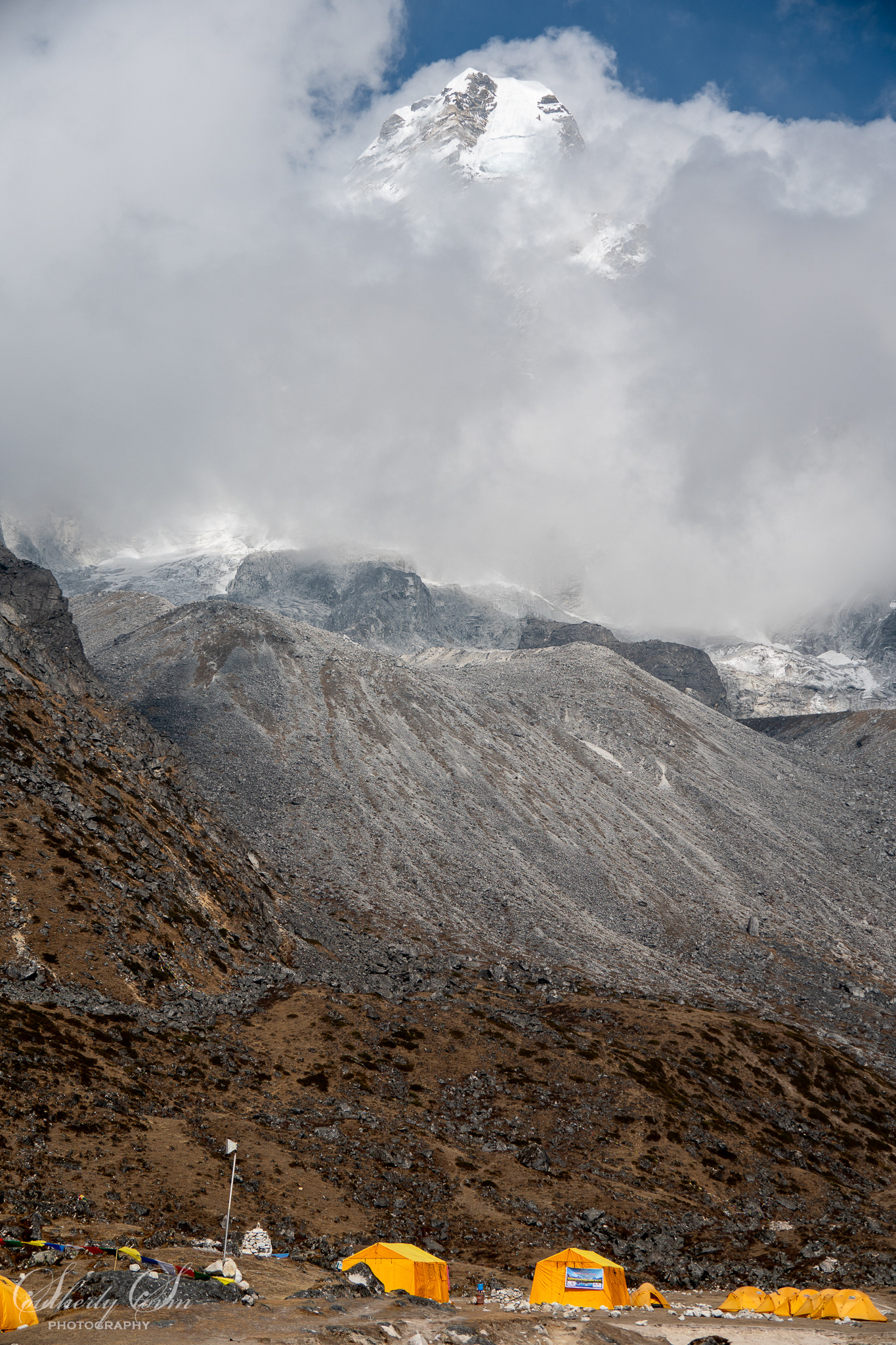 Ama Dablam and Base Camp