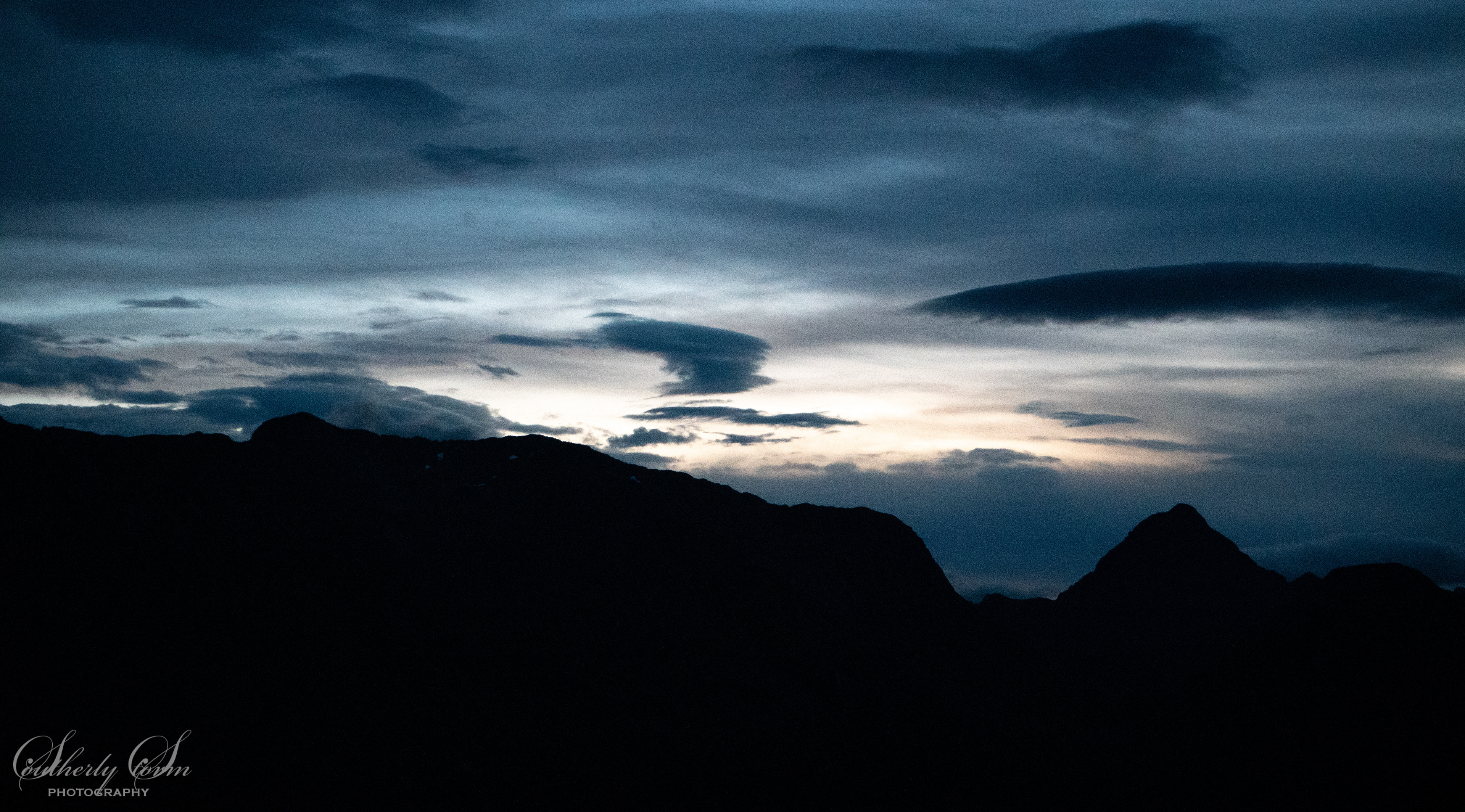 Ominous looking clouds