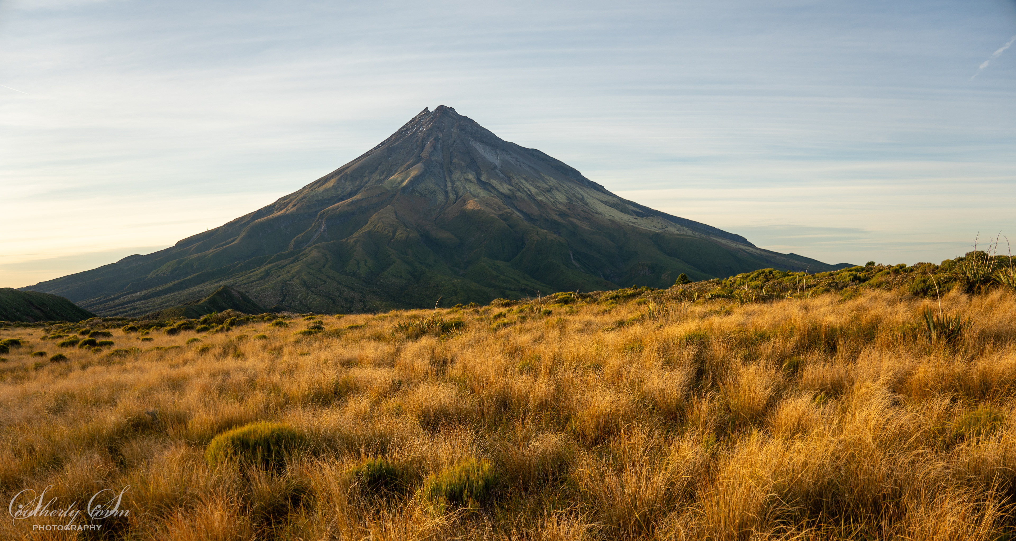 Morning light on Mt Taranaki
