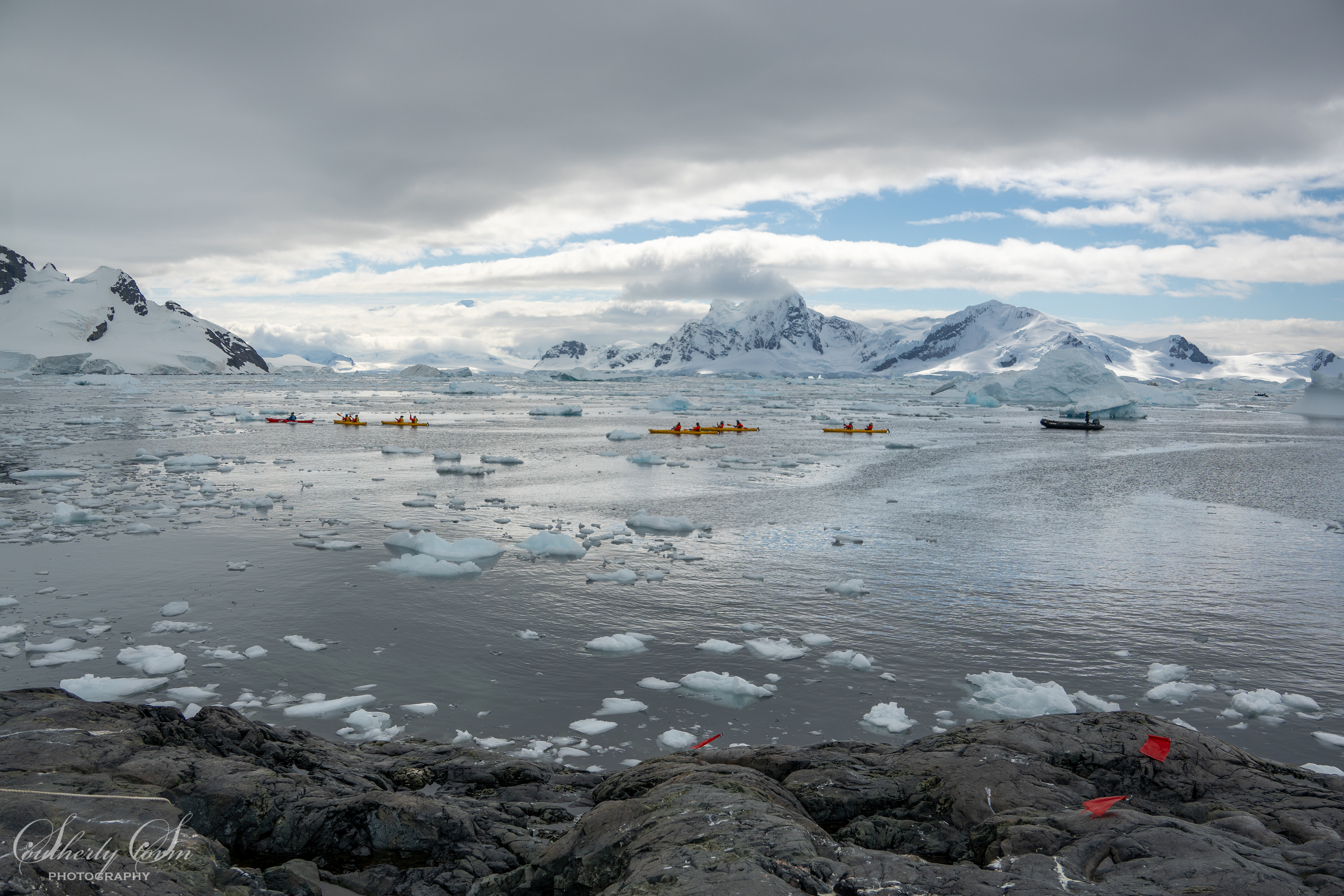 Kayaking in Antarctica