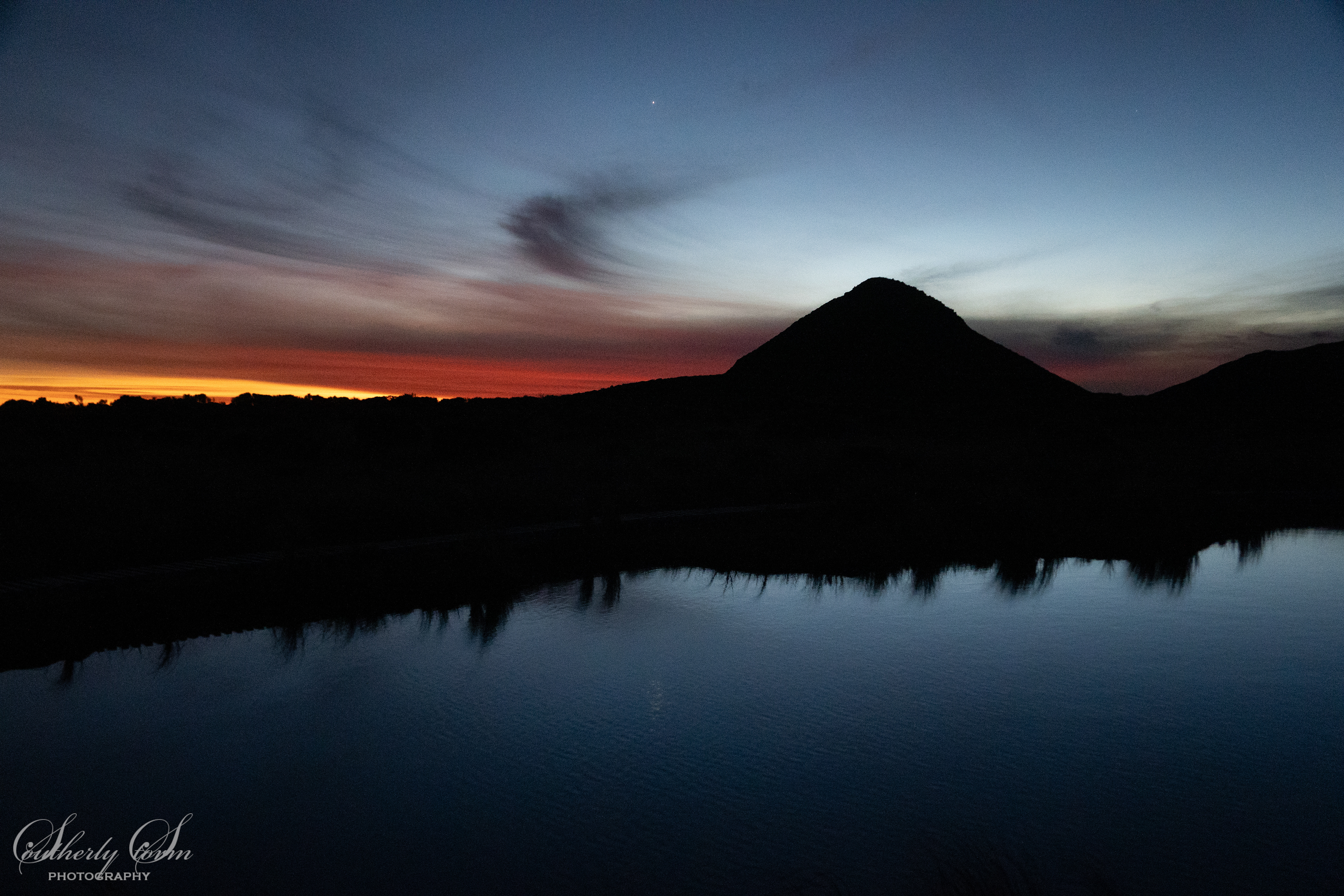 Pouakai Tarn at dawn