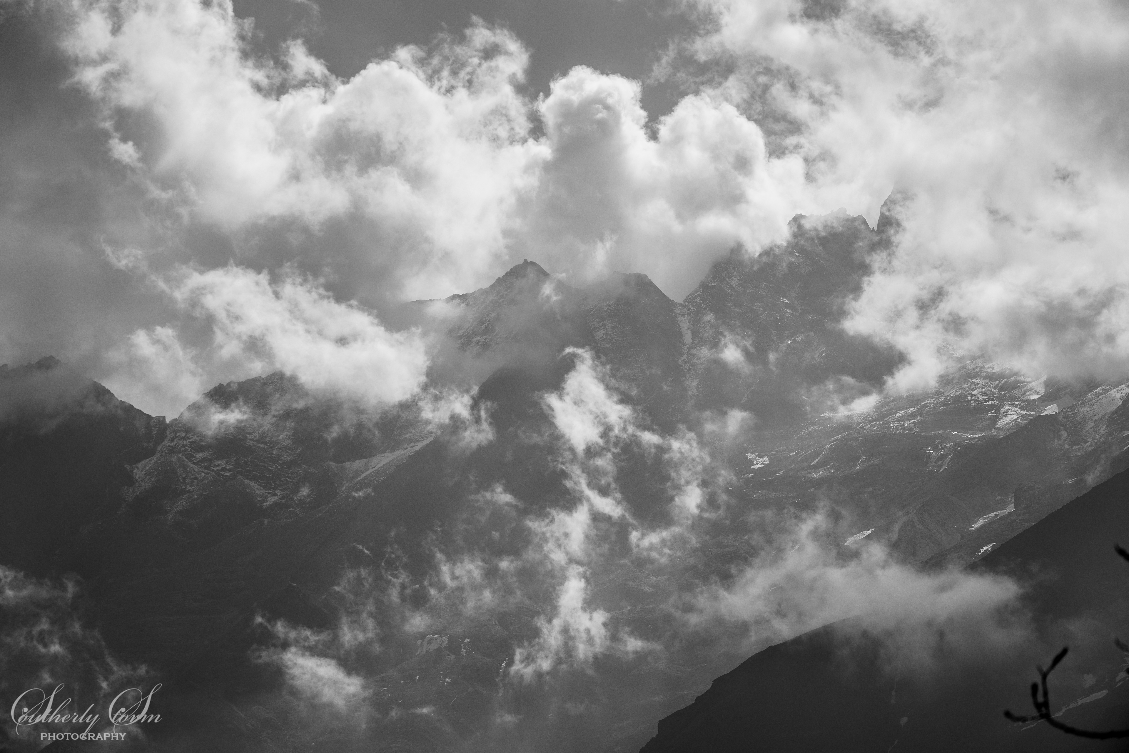 Clouds and moutains!
