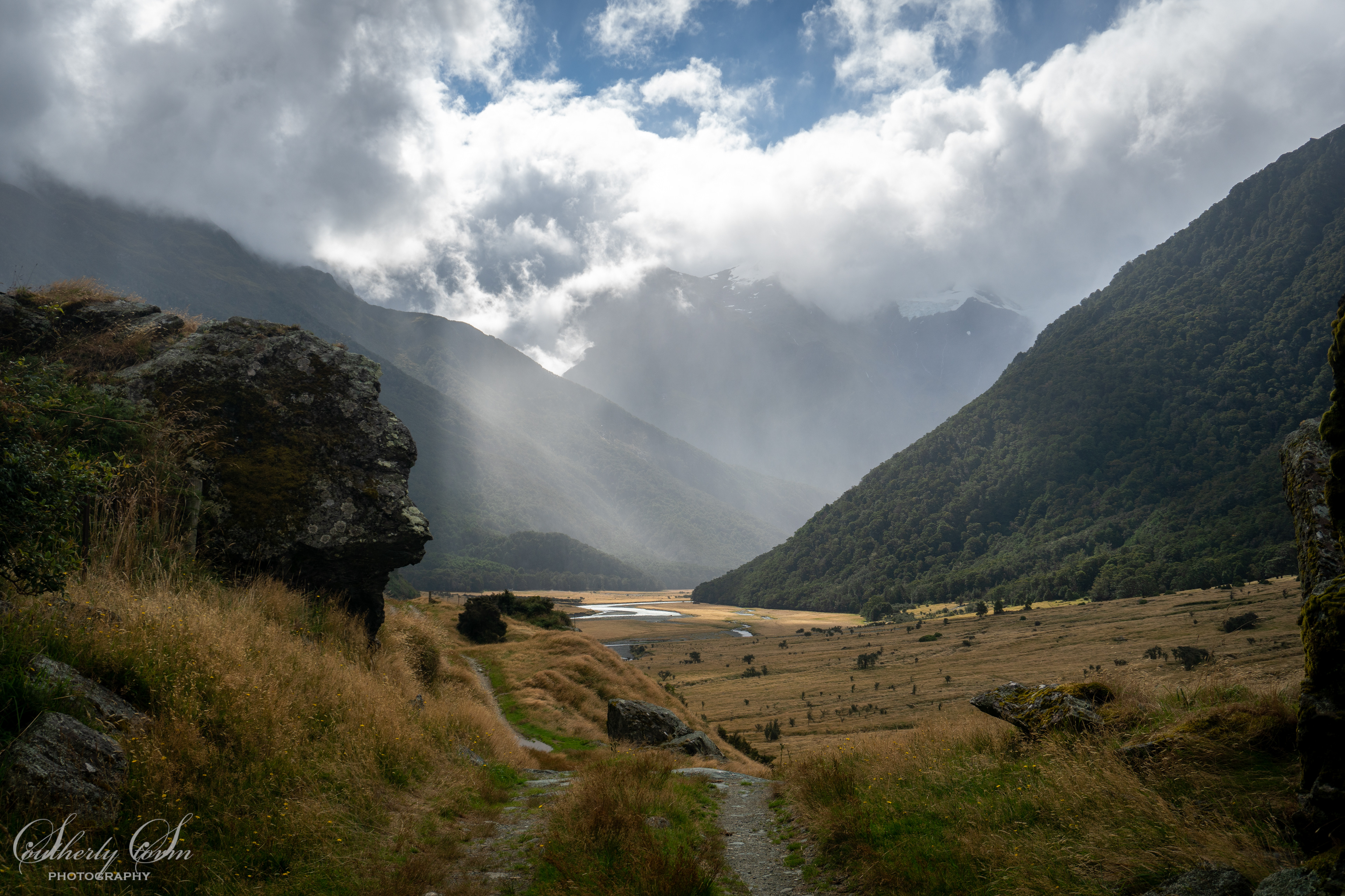Rain in the Matukituki Valley