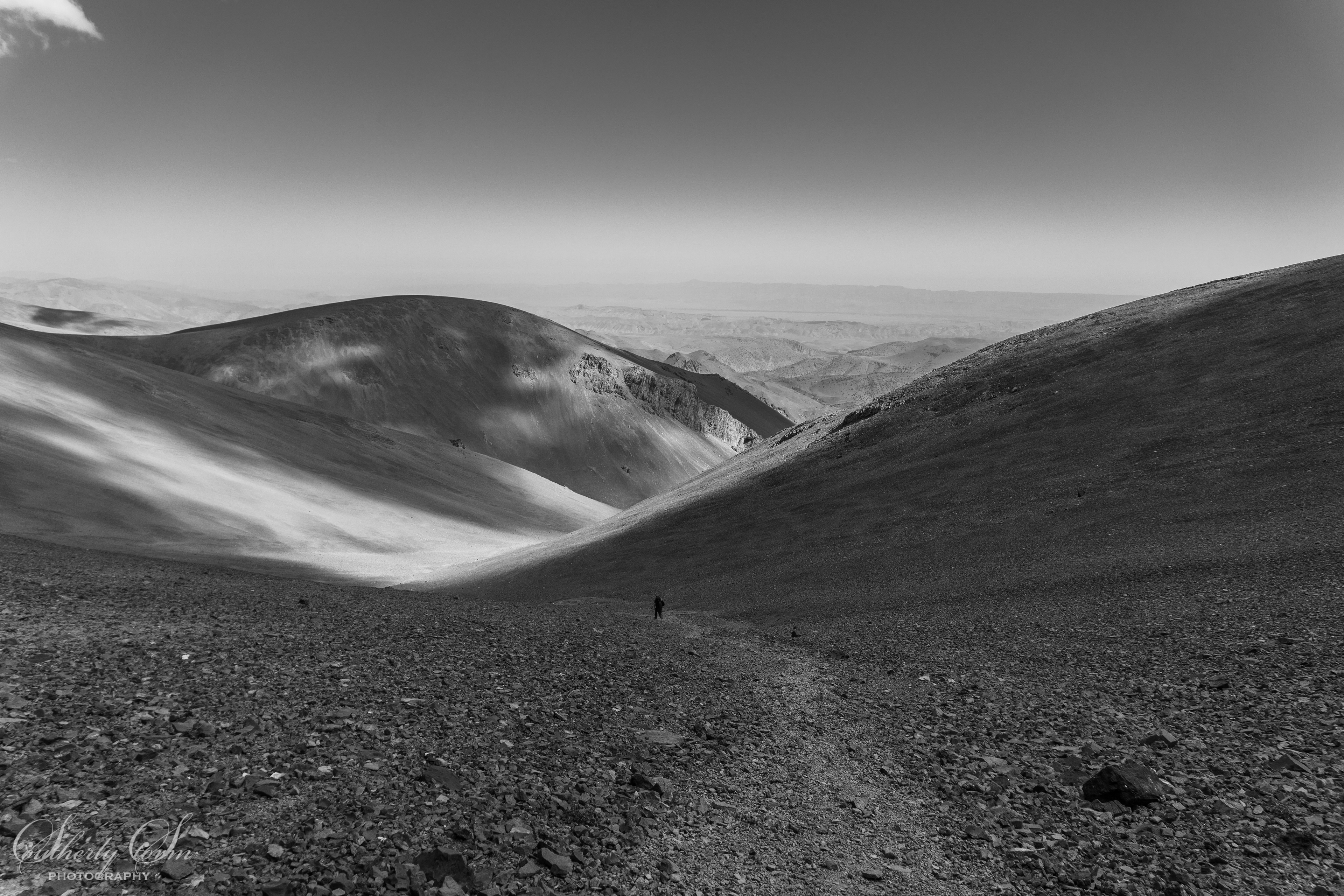 Light and shadow from M'Goun