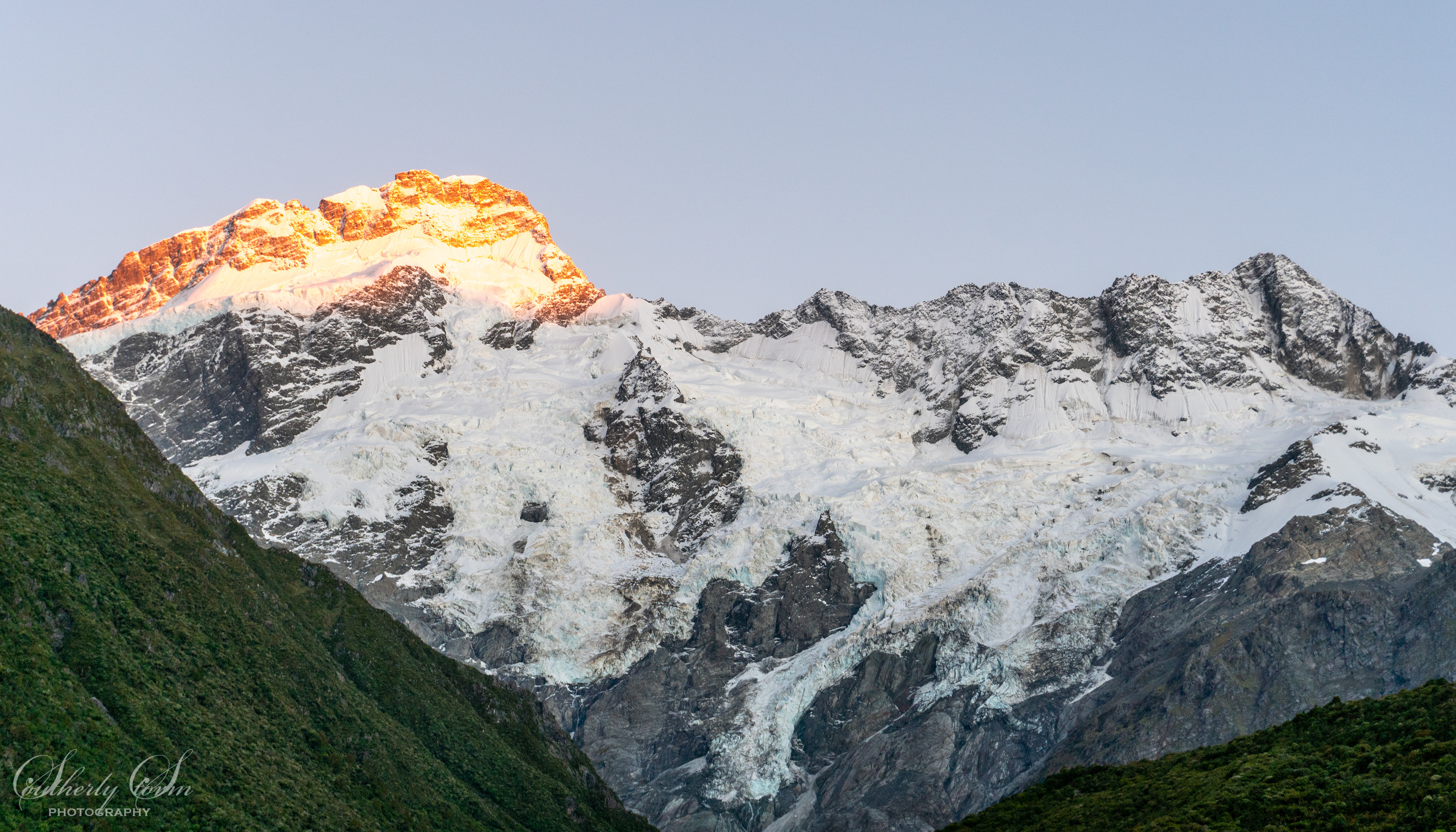 First light on Mount Sefton