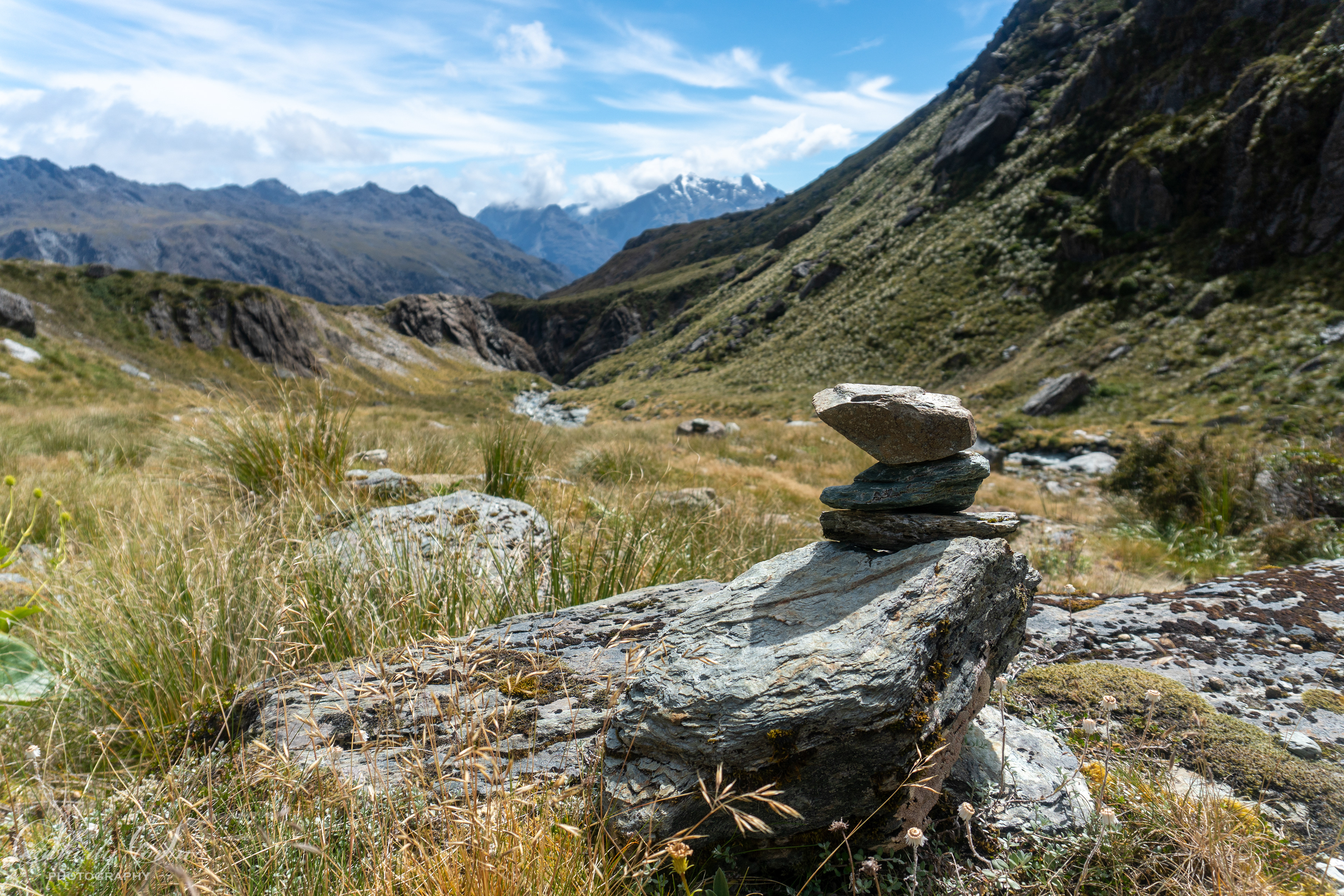 Looking back to the Olivine Ledge