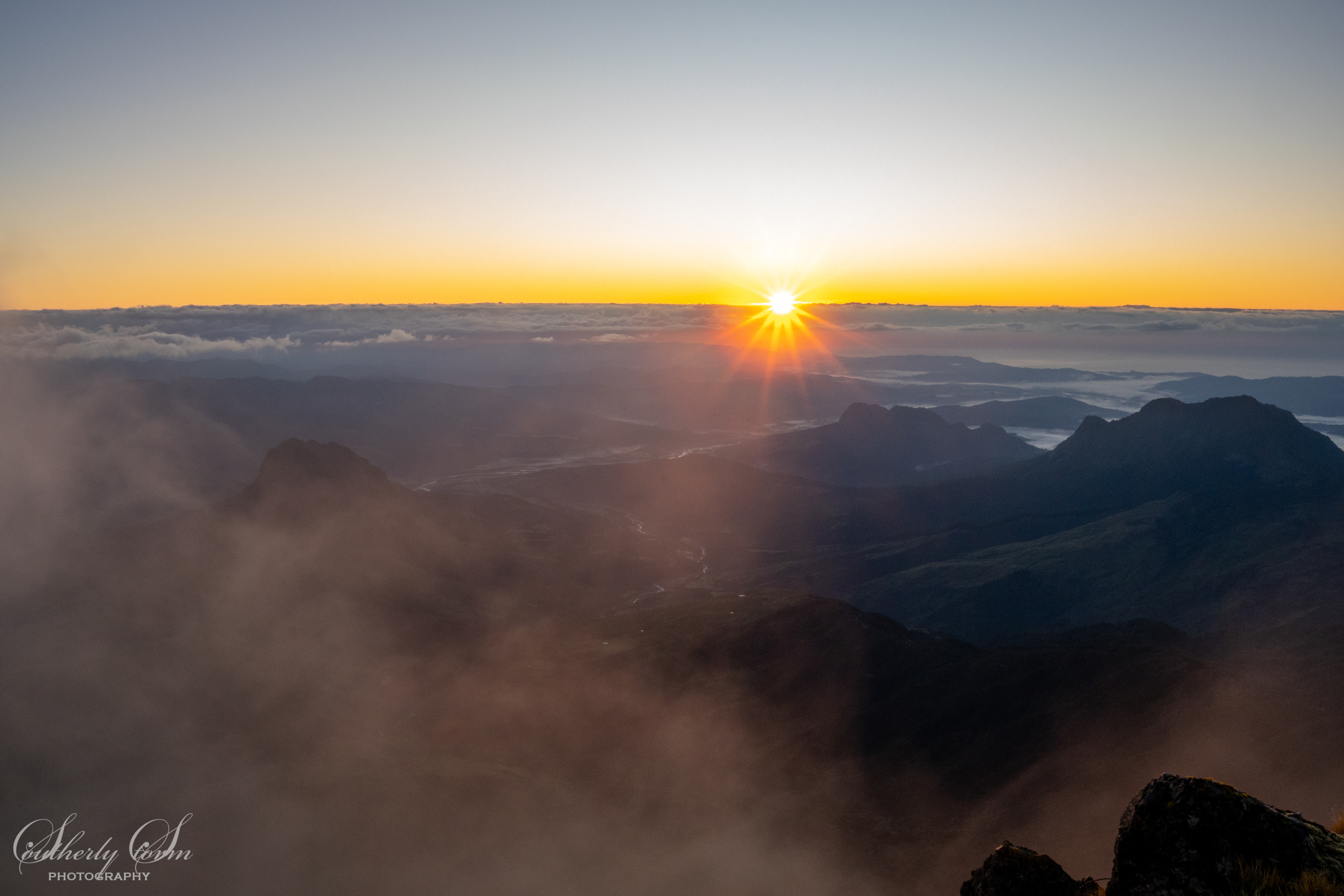 Sunrise from Hikurangi