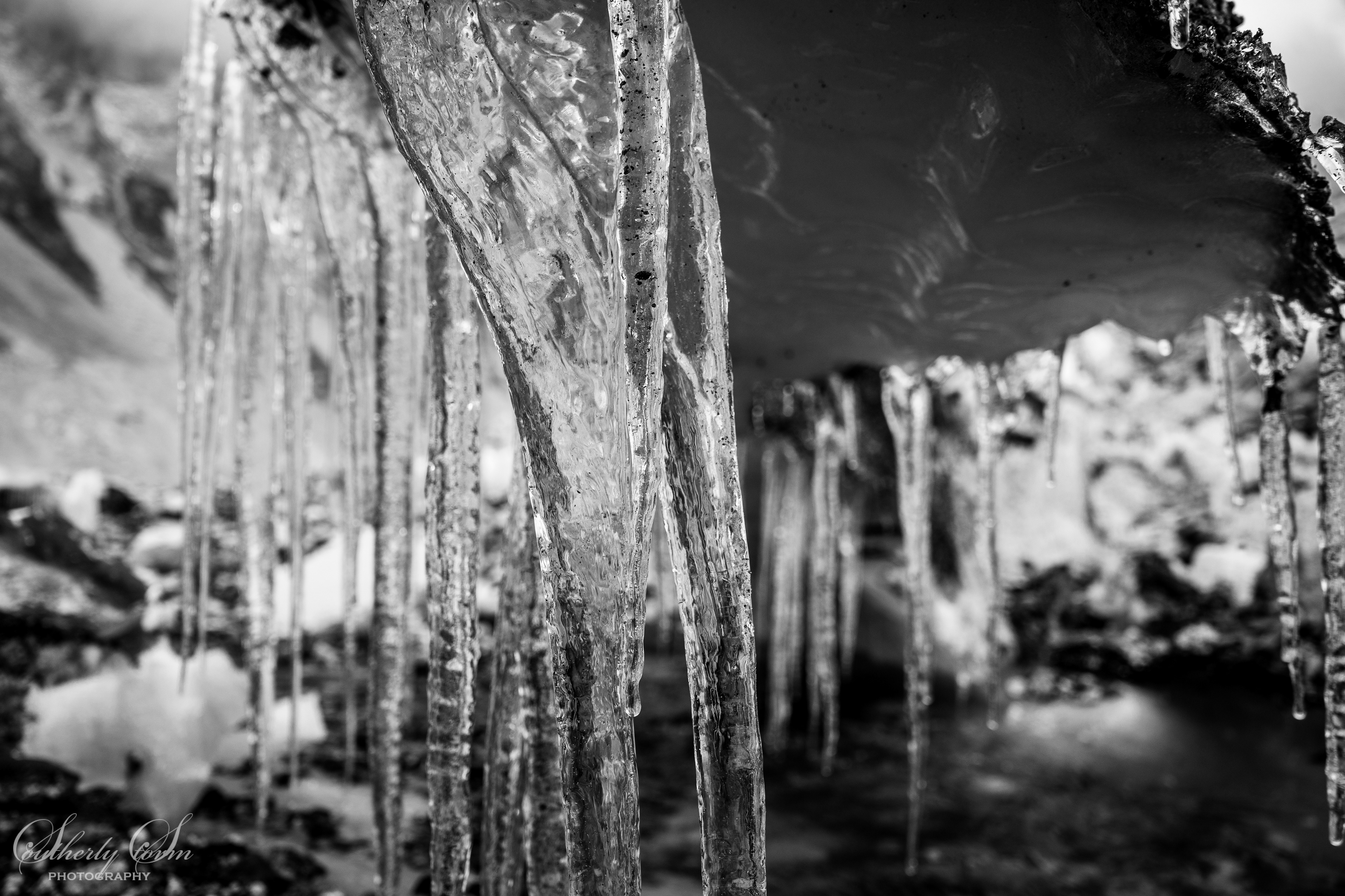 Icicles Everest Base Camp, Khumbu Glacier