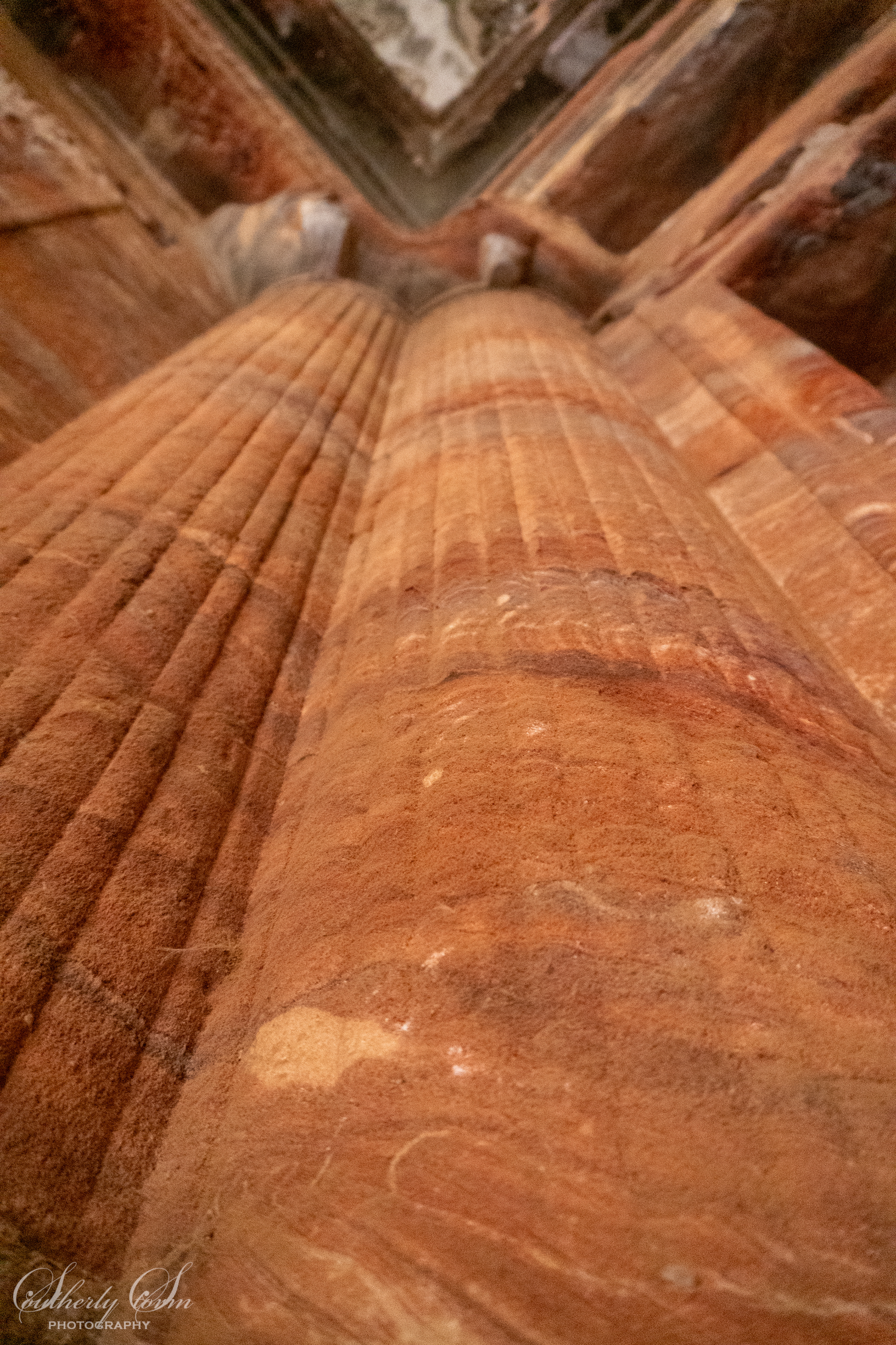 Carved rock in Petra
