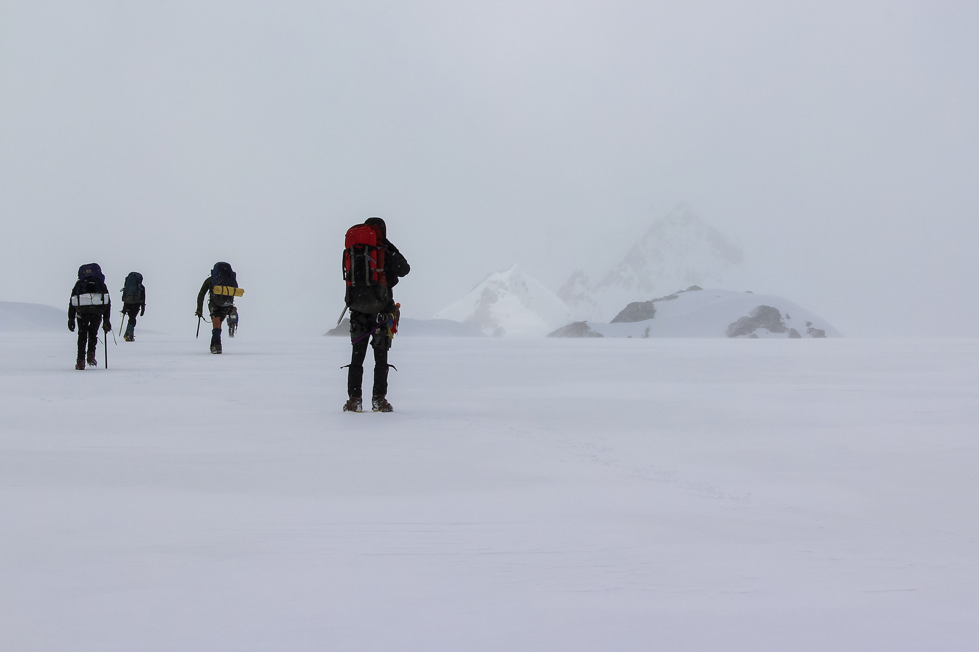 Climbers on the Garden of Eden heading towards The Great Unknown
