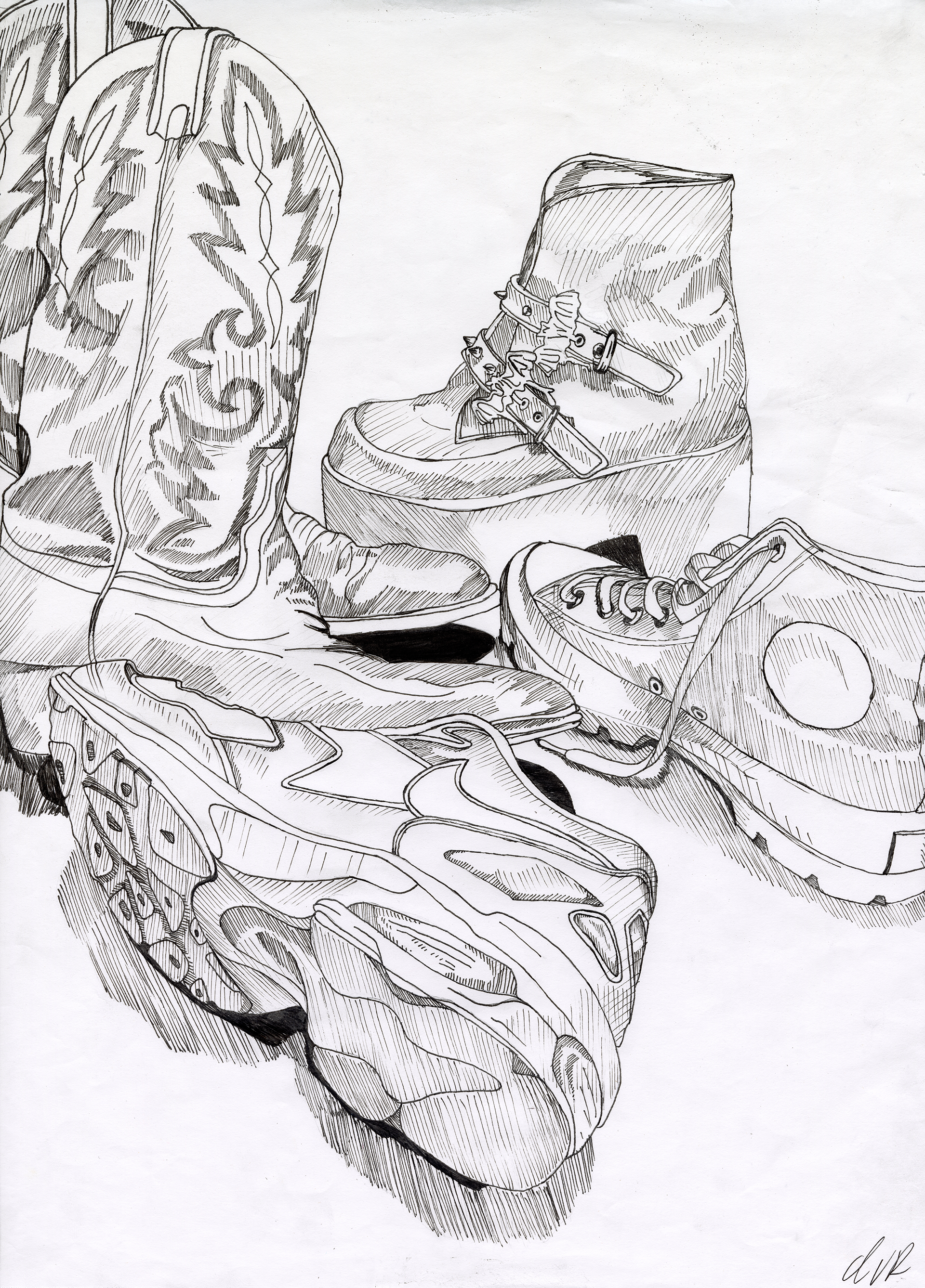 "Untitled" 2022, 13.75x17 (Pen)