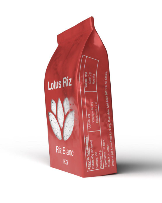 White Rice - Side View (French)