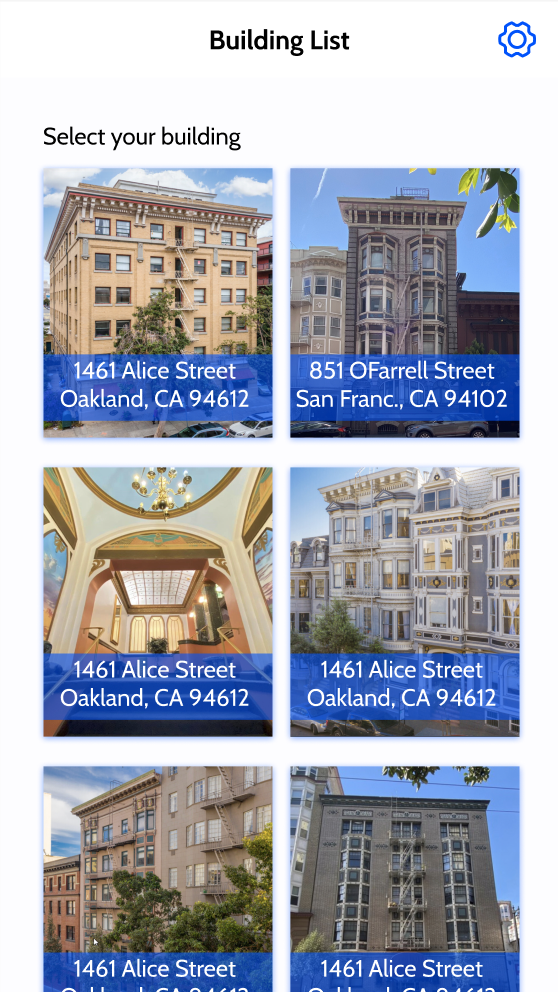 Buildings Page