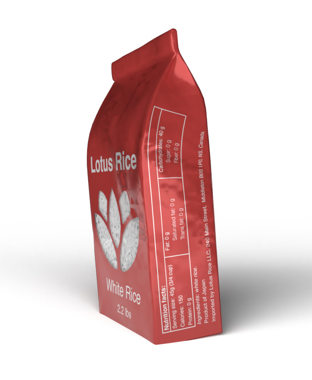 White Rice - Side View (English)