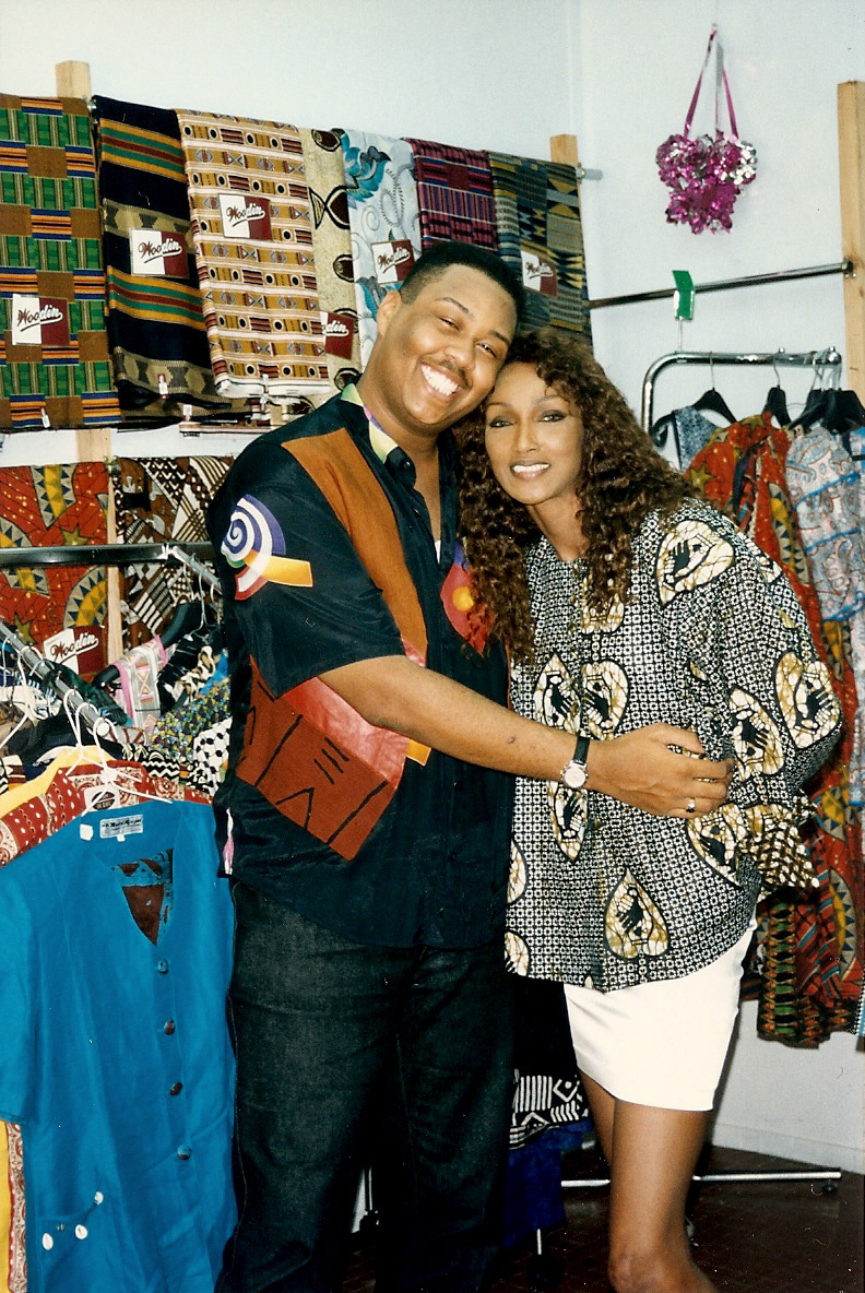 Avec Katoucha Niane