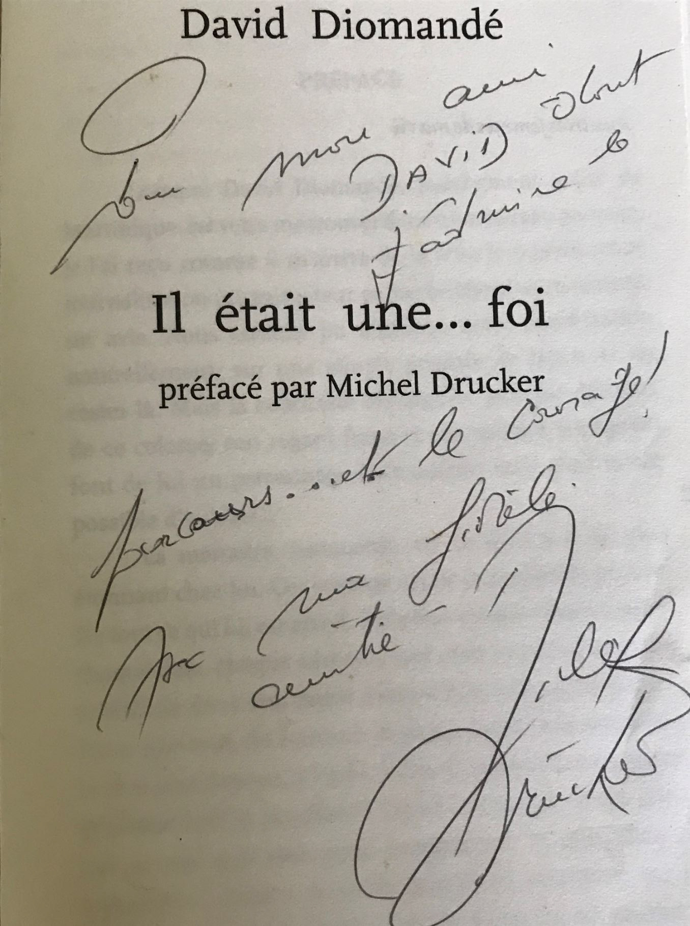 Je t’ai admiré enfant, aimé adolescent, et appris à te connaître depuis plus de 20 ans. Merci pour ces quelques mots Michel page 3 et 4