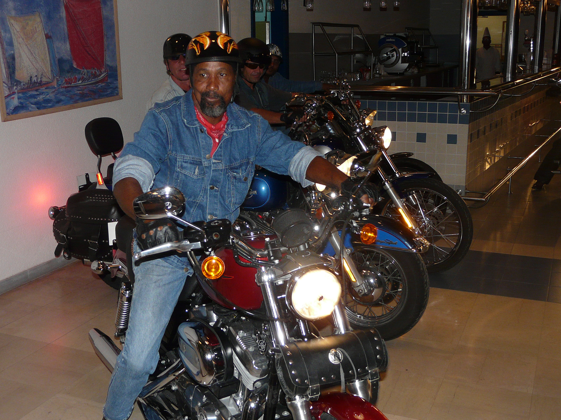 Pour son événement, David avait constitué un team de 20 bikers