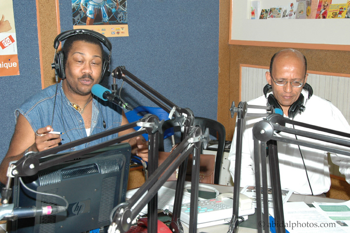 avec Fred Ayangma...