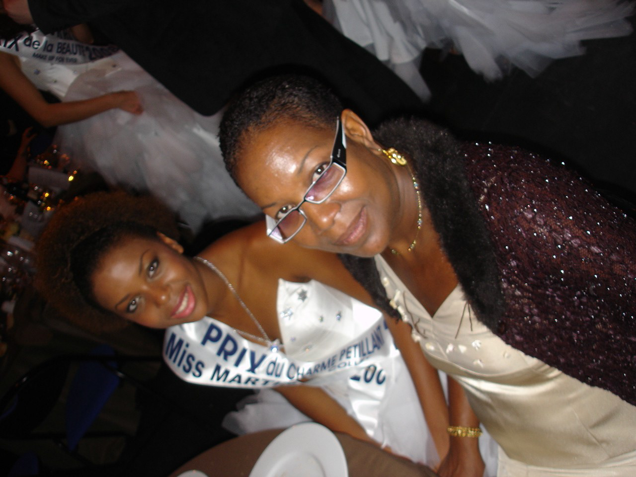 Miss Martinique 2007 et sa mère