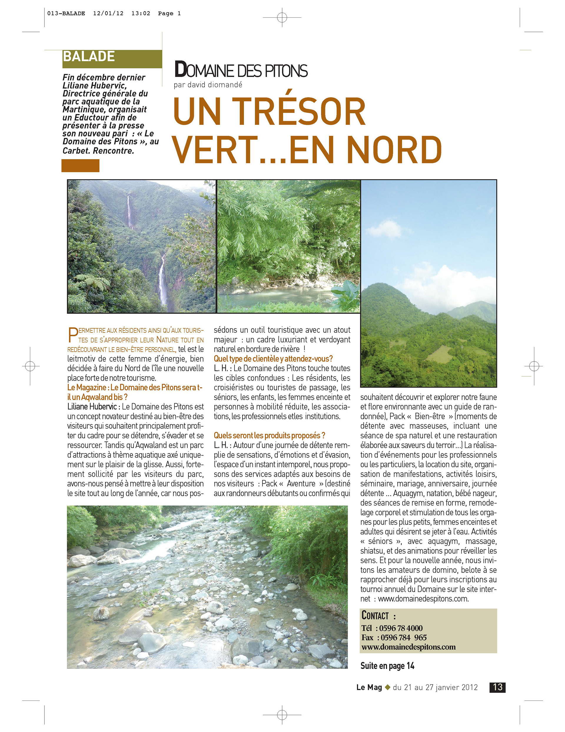 Un Trésor vert en... Nord (page 1)