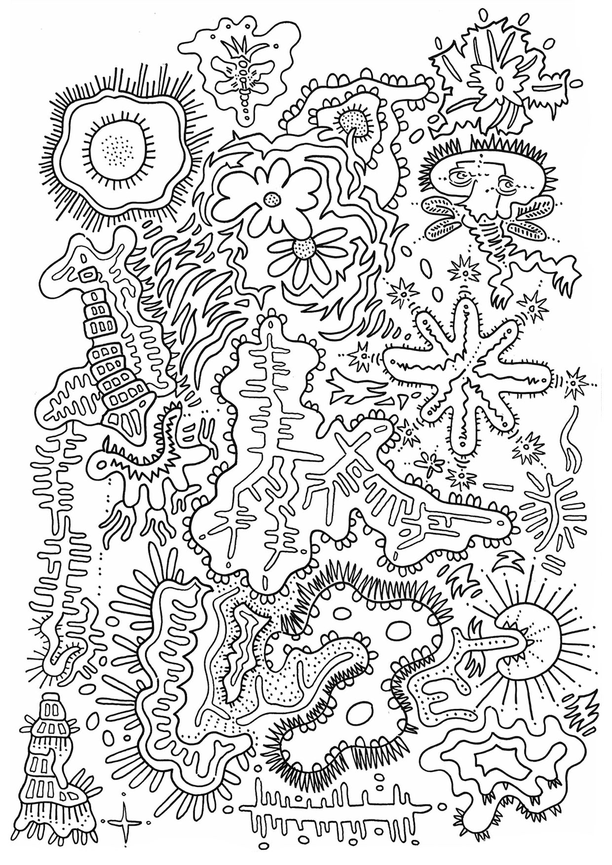sea-bottom pattern