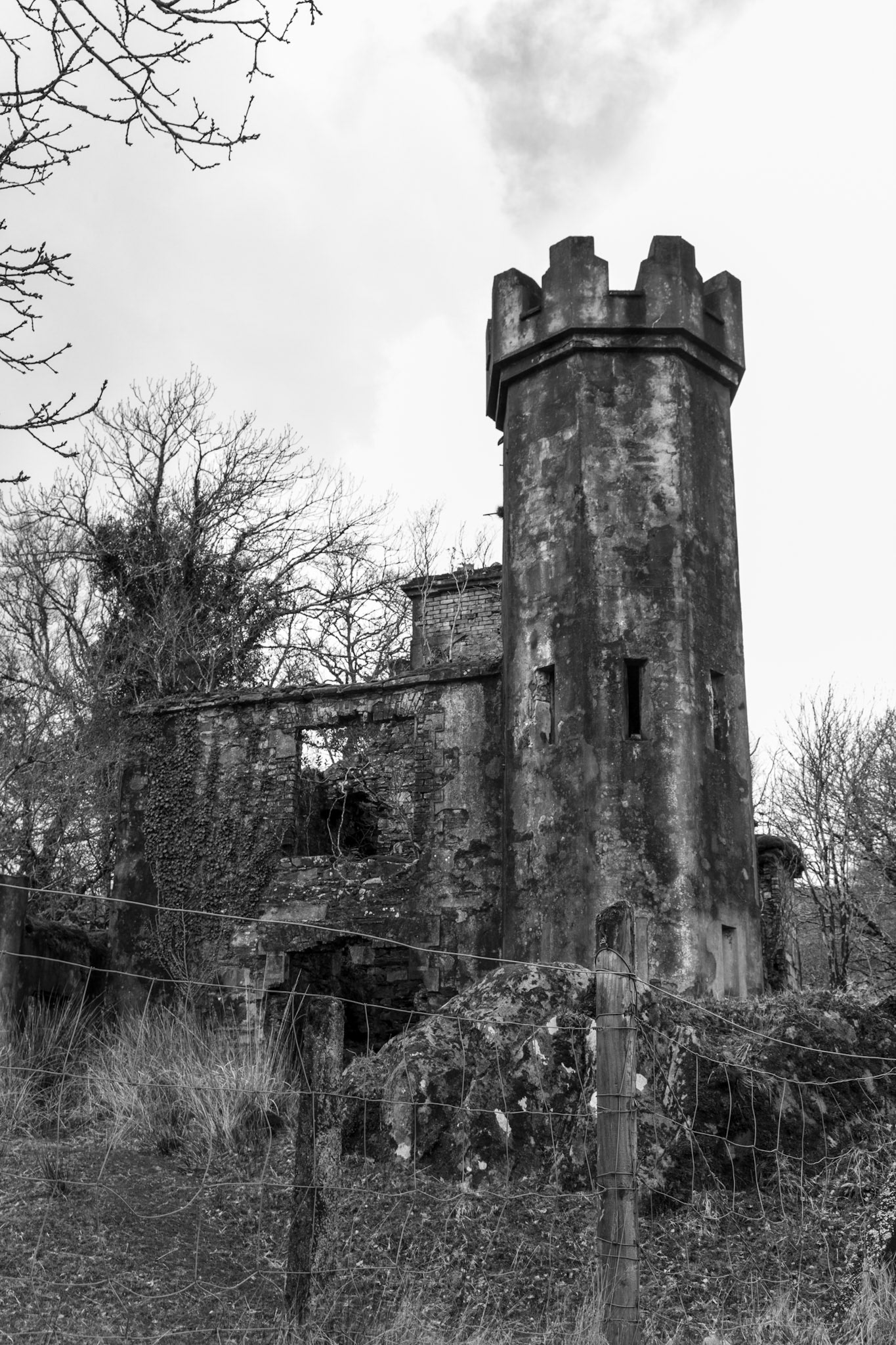 Mulgrave constabulary barracks, Killarney national park, county Kerry, Ireland