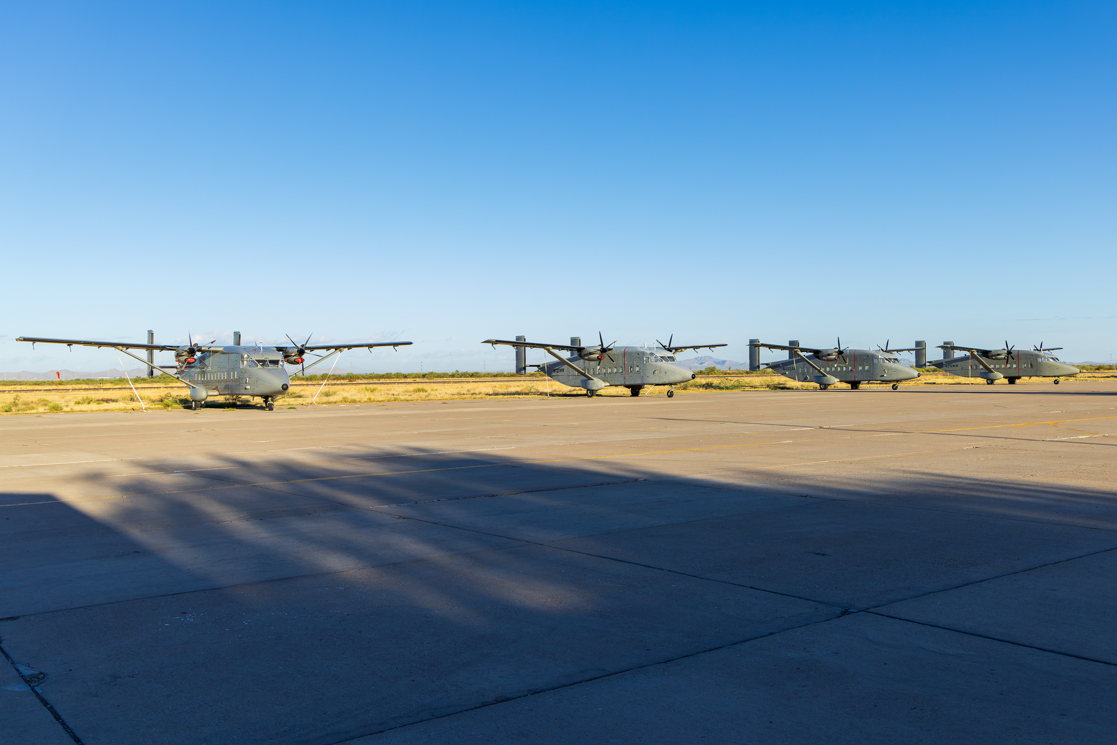 Short C-23 Sherpa at Coolidge Municipal Airport Arizona