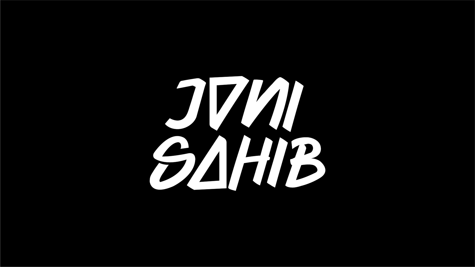 JoniSahib- logo- black