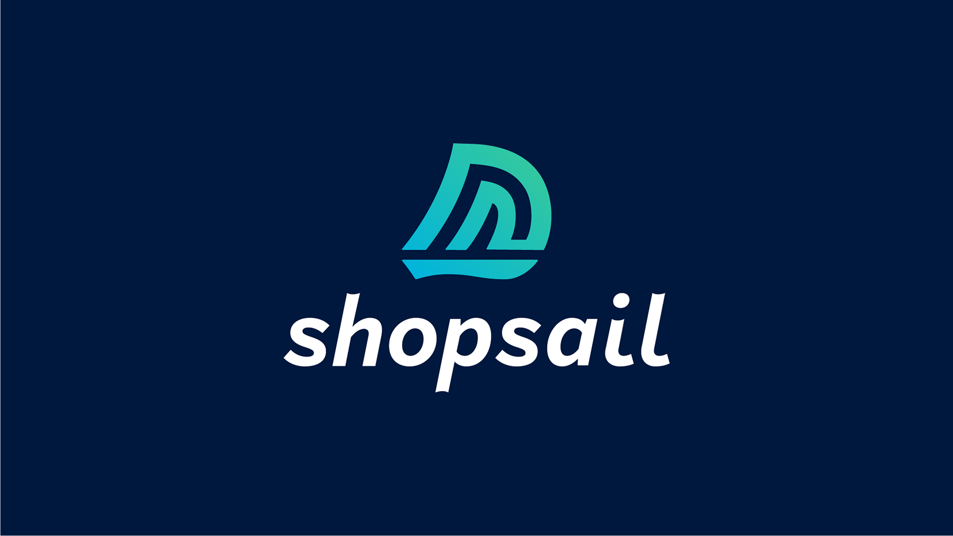 Shopsail- Vertical logo- blue