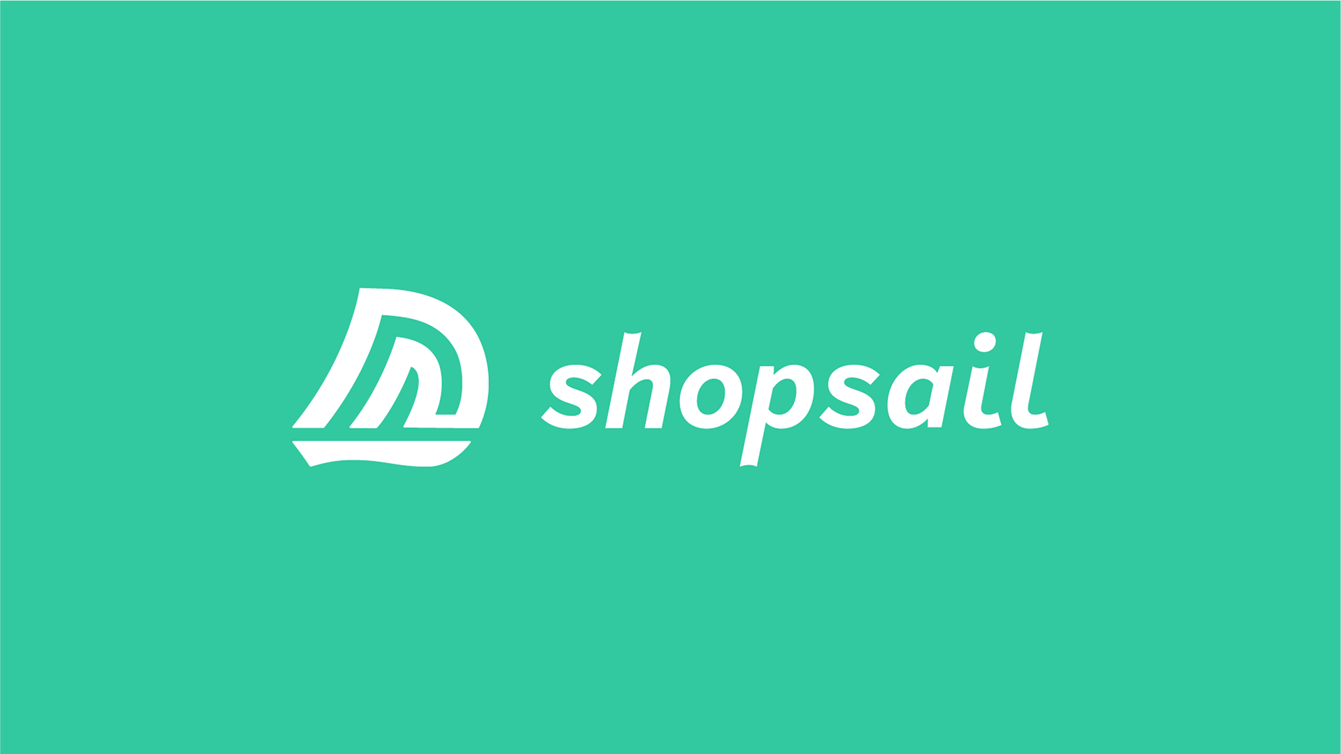 Shopsail- Horizontal logo- green