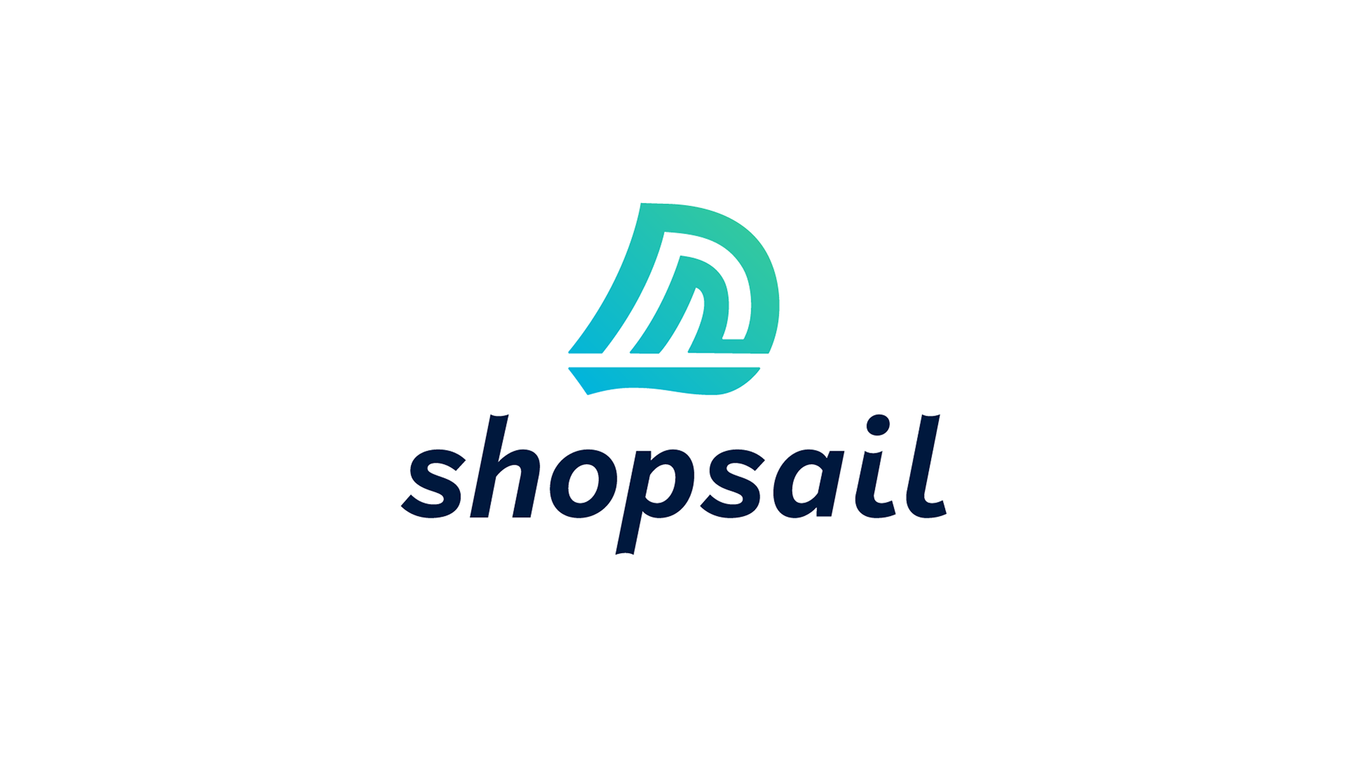 Shopsail- Vertical logo- white