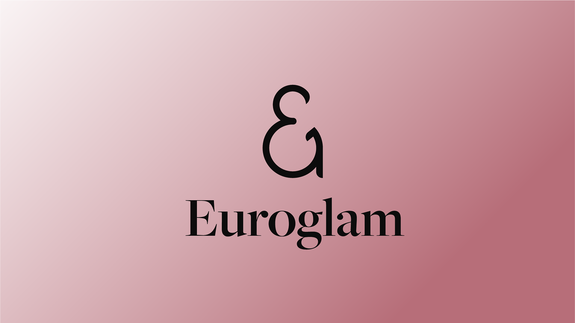Euroglam- logo- rose gold gradient