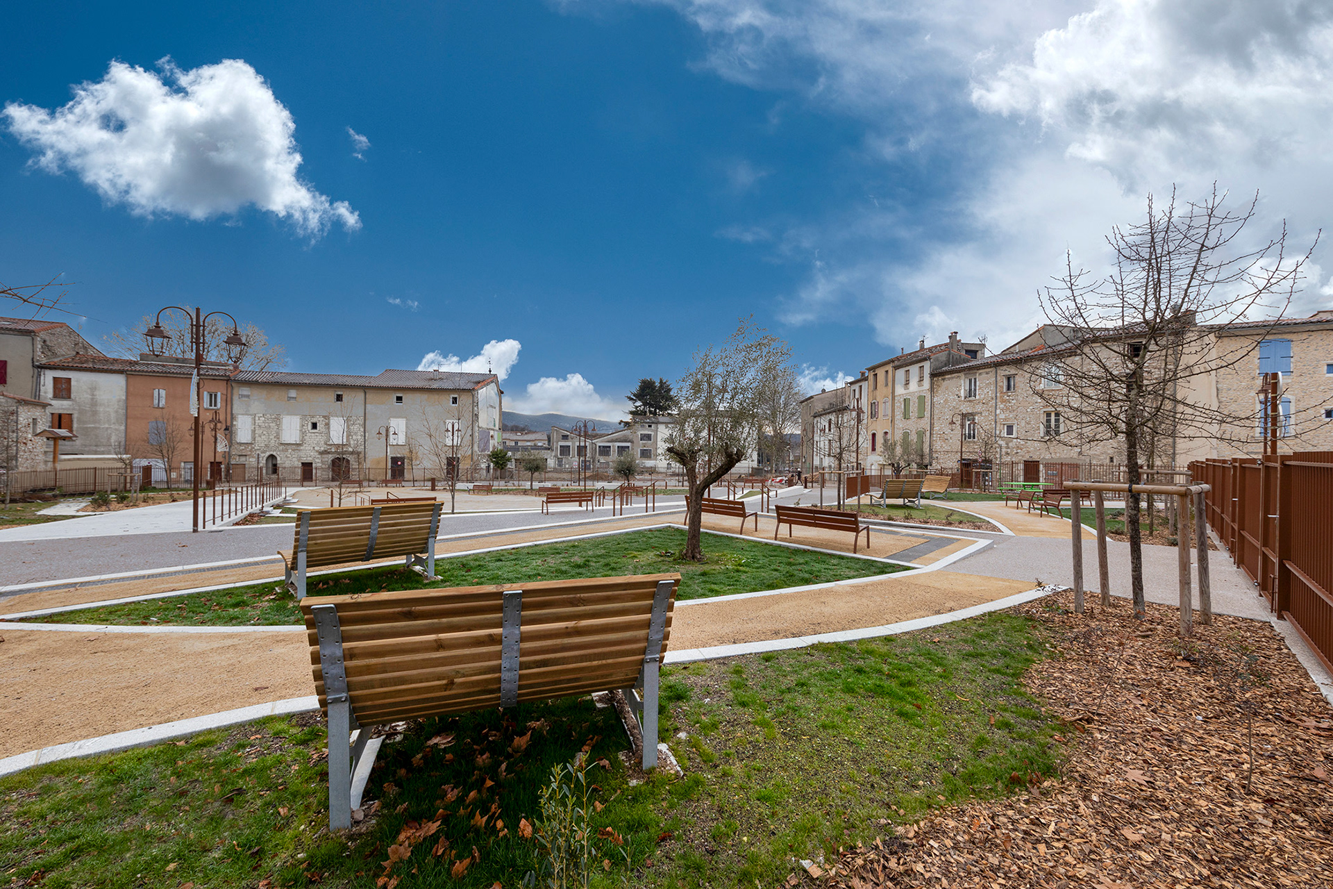 Le jardin de la Halle (Photo JL Girod)