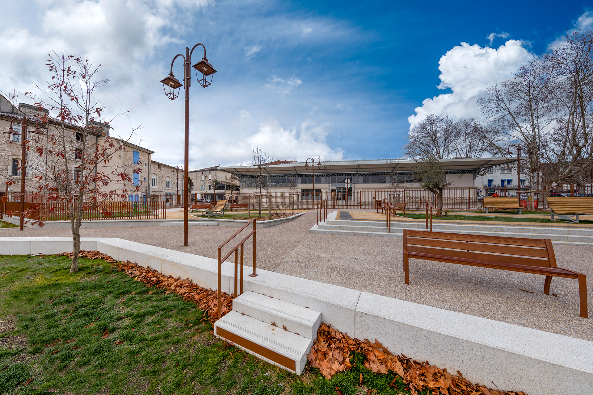 Le jardin de la Halle (Photo JL Girod)