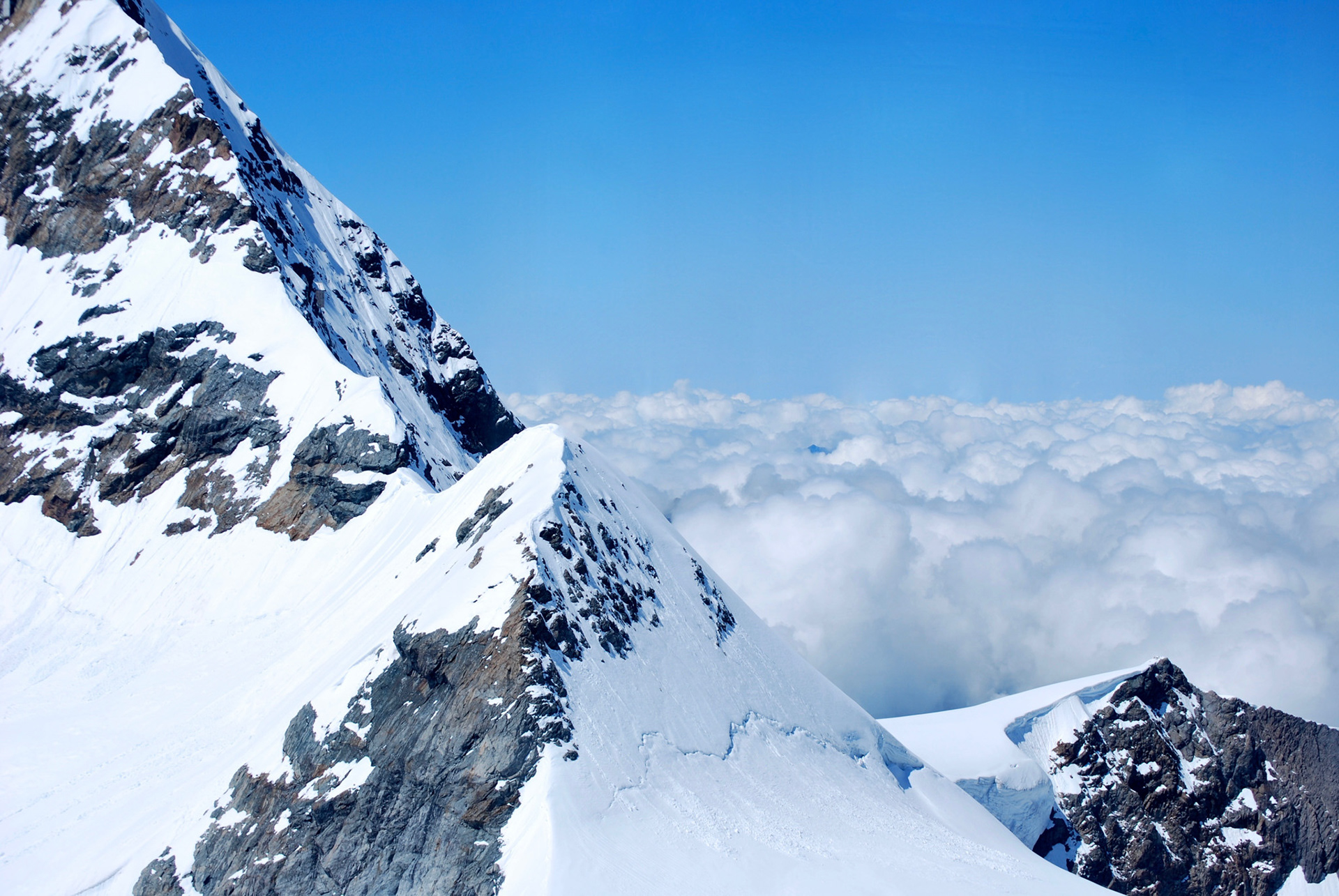 above the clouds - Photo by Sindhu Sekhar