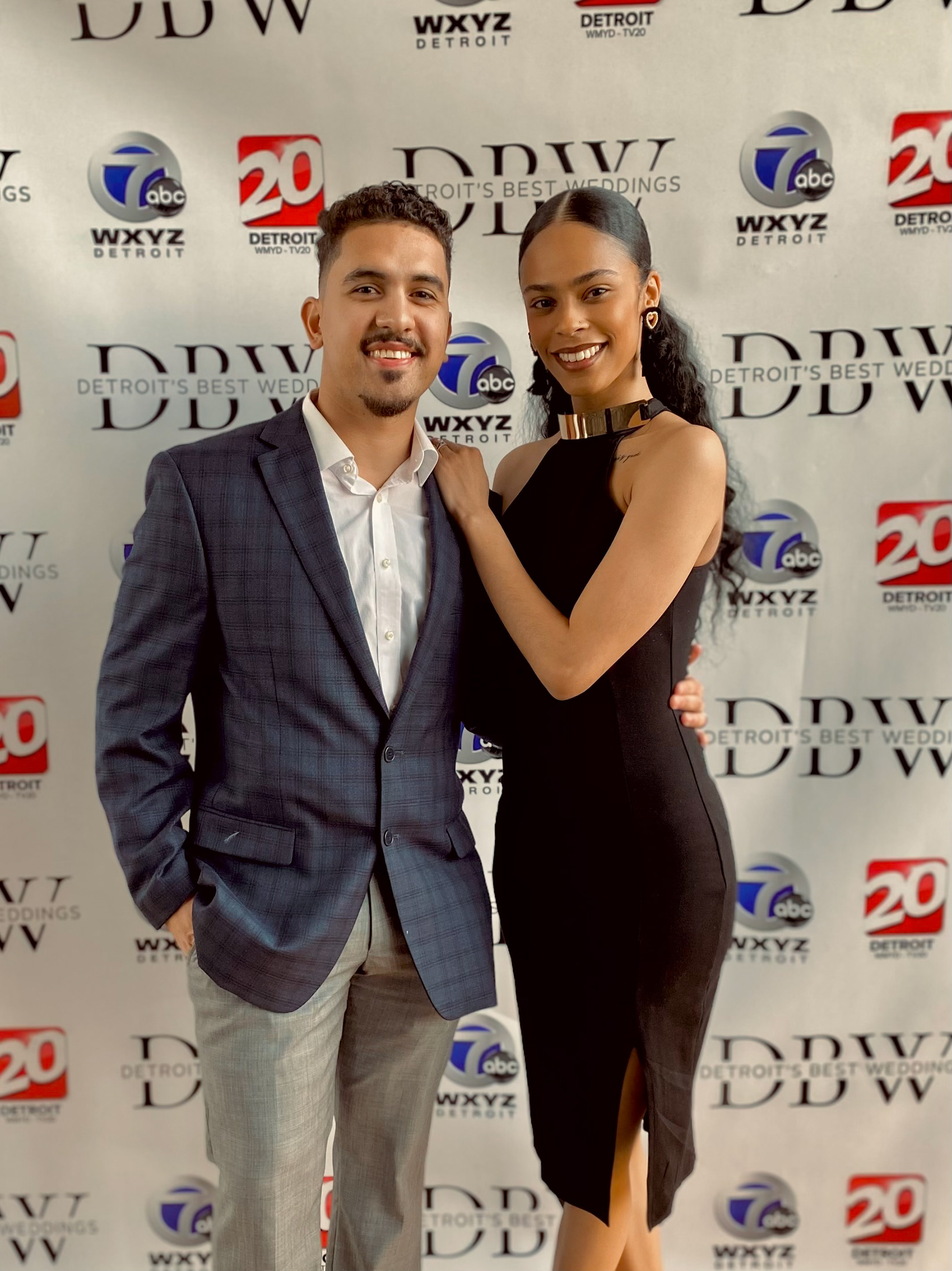 My wife and I at an awards event