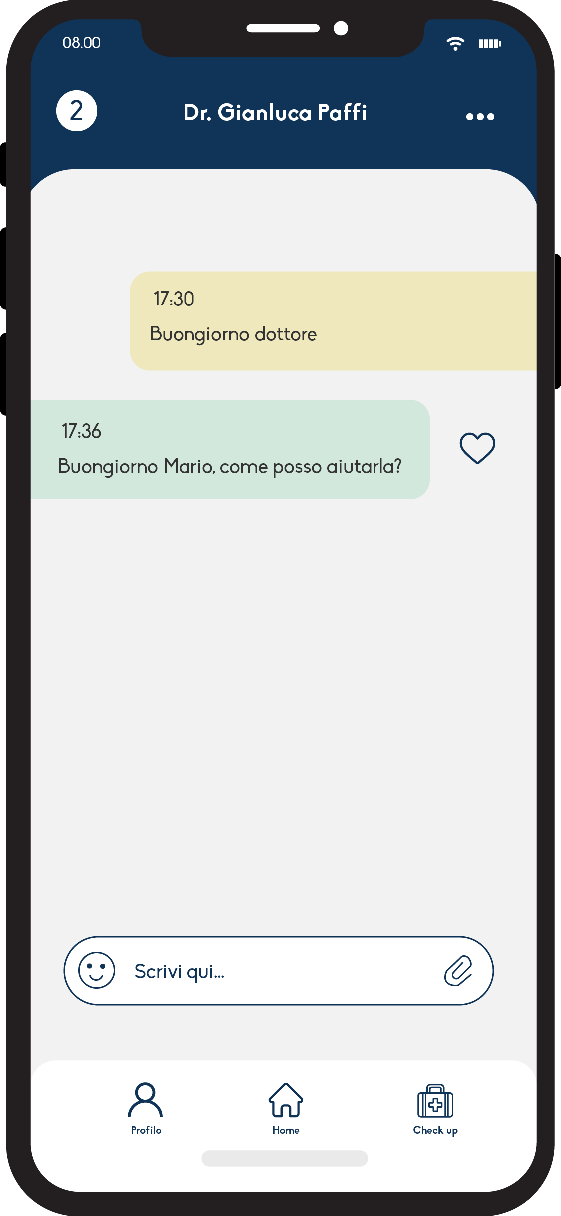 Tramite iscrizione all’app l’utente potrà consultare il proprio profilo monitorando la propria situazione clinica e, nel caso lo ritenesse necessario, prenotare uno dei servizi ambulatoriali offerti da Synlab. Una volta prenotata una visita specialistica l’utente potrà pagare direttamente sull’app e selezionerà l’orario per la visita tramite calendario. Tramite app l’utente potrà inoltre monitorare l’avanzamento del flusso di visite durante la giornata dell’appuntamento così da non trovarsi nella situazione di attendere troppo all’interno della struttura.