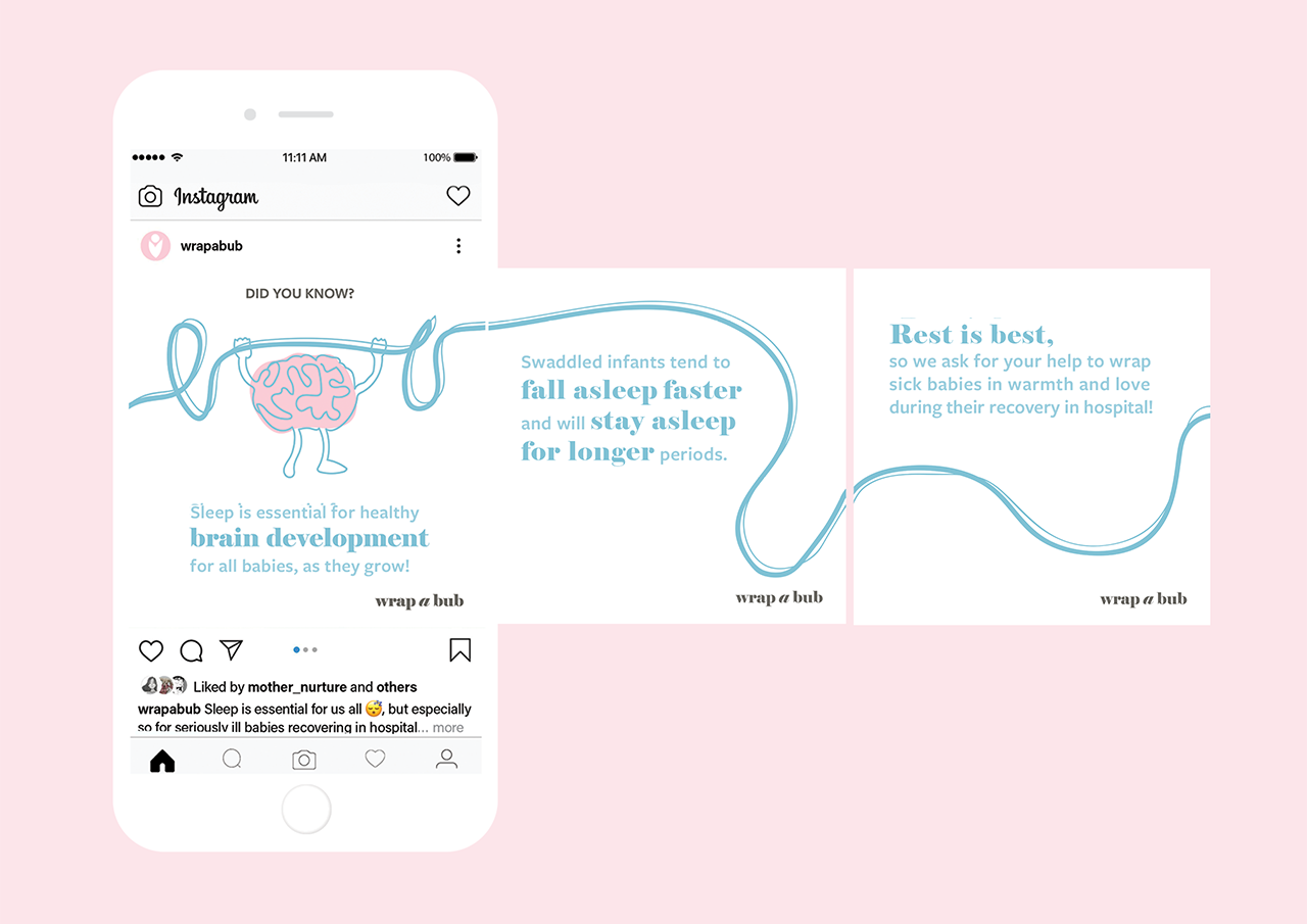 Instagram caption by Studio Stella, Illustration by Viven Lay