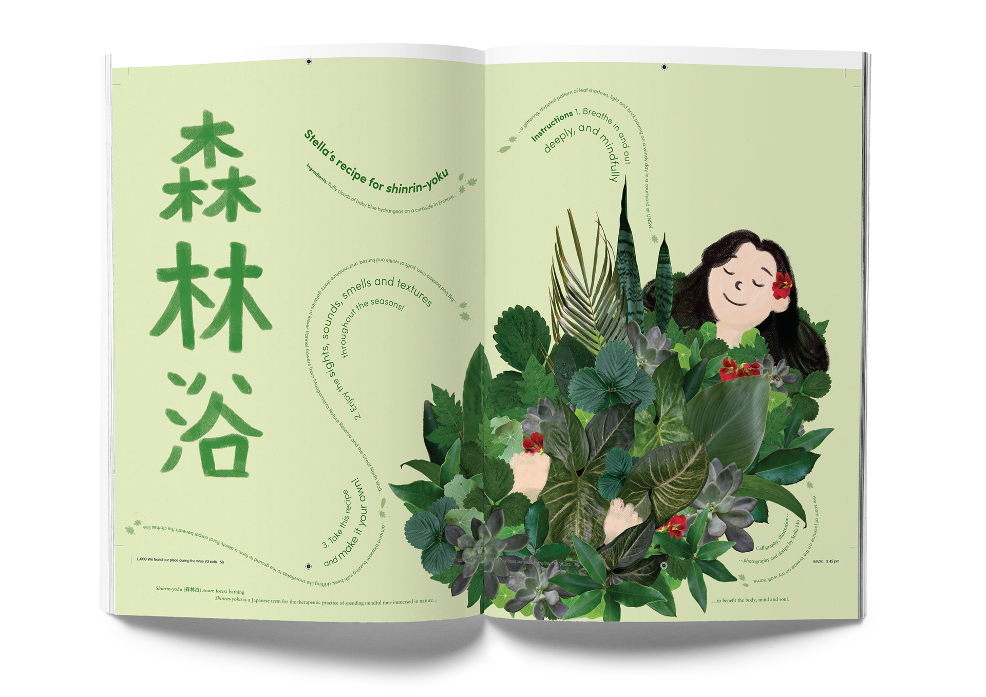 Calligraphy, copy writing, illustration, photography and design by Studio Stella