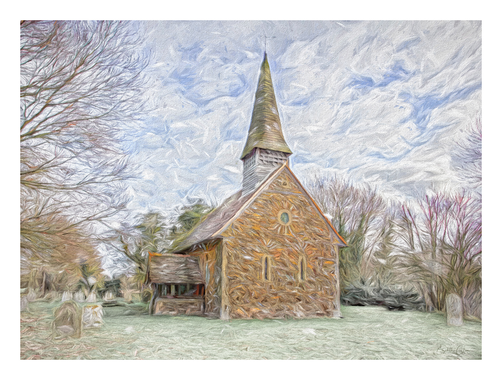 A Winters day at Ulting Church