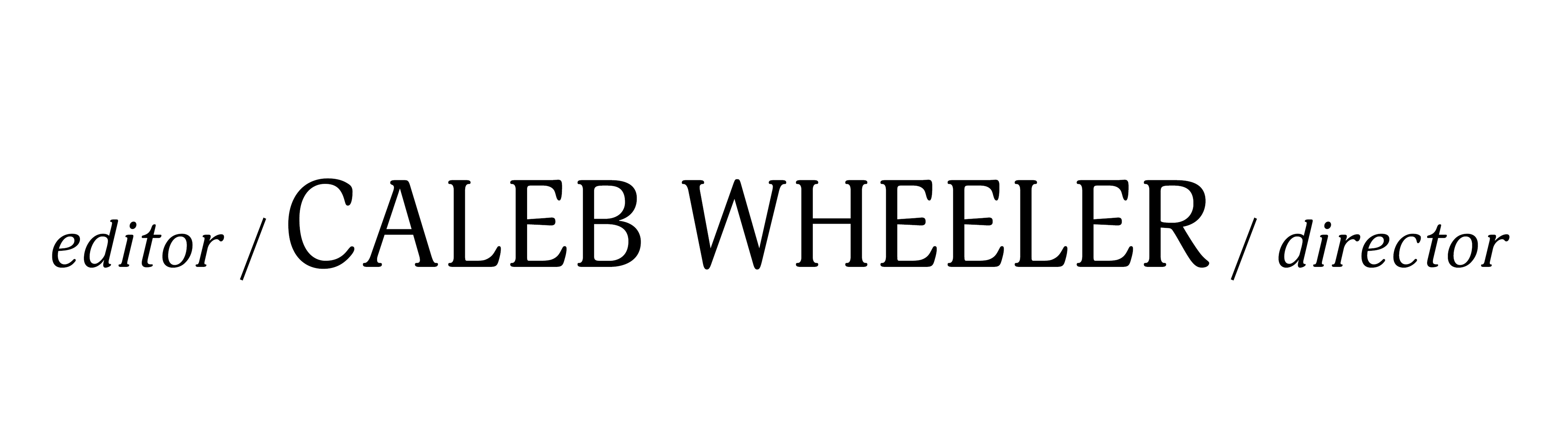 Caleb Wheeler
