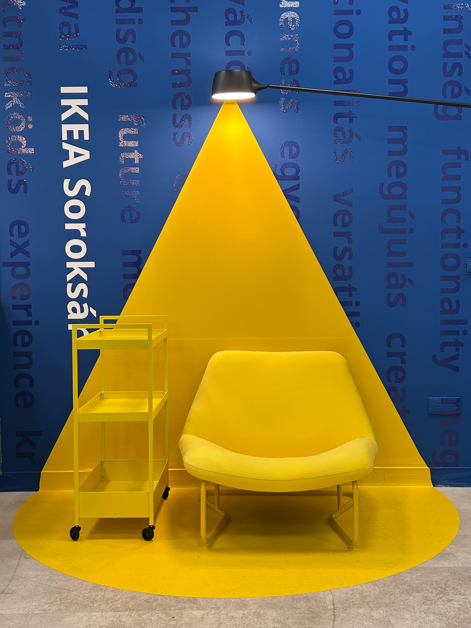 Selfie spot for press conference